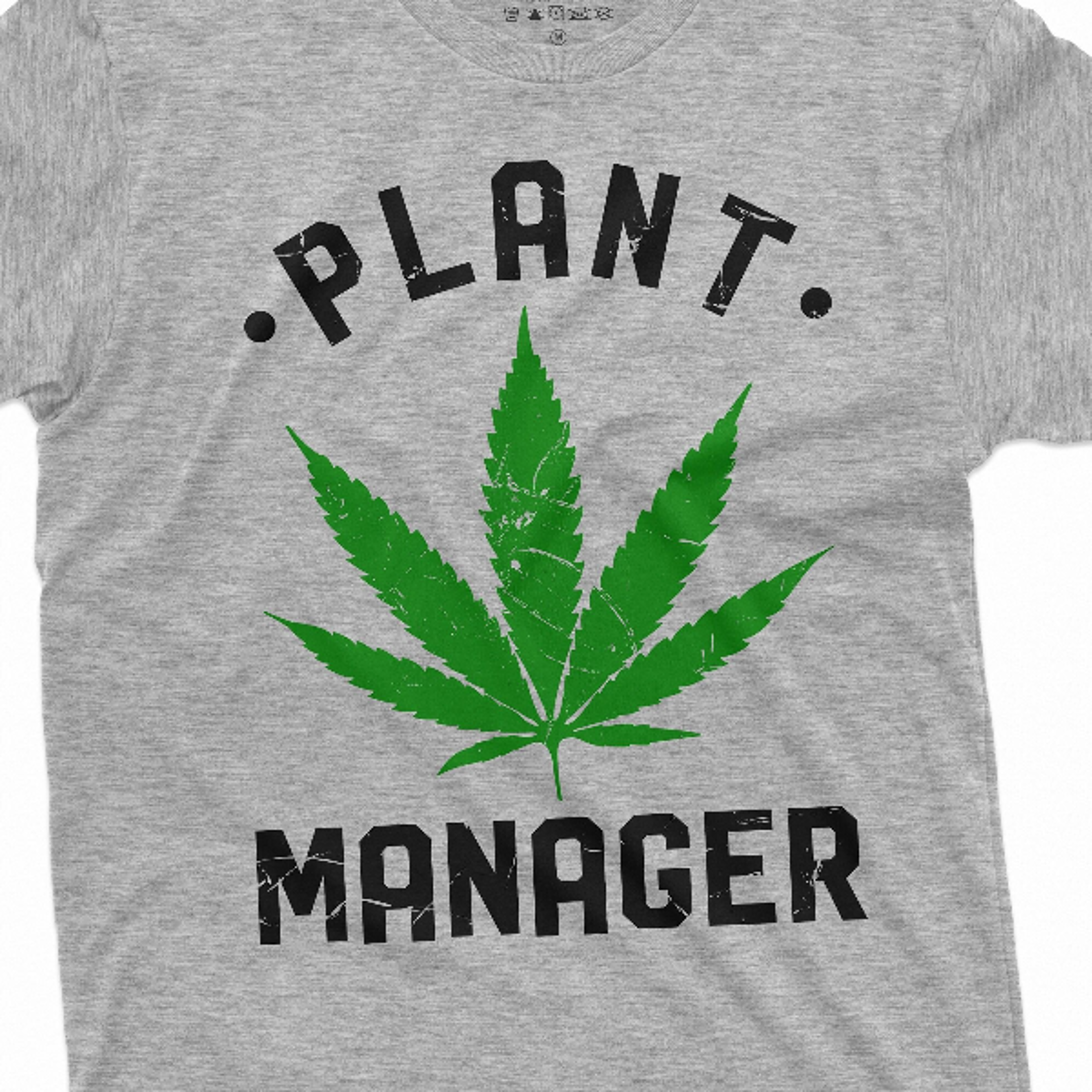 men's plant manager cannabis marijuana t-shirt funny 420 weed day tee shirt weed tee shirt