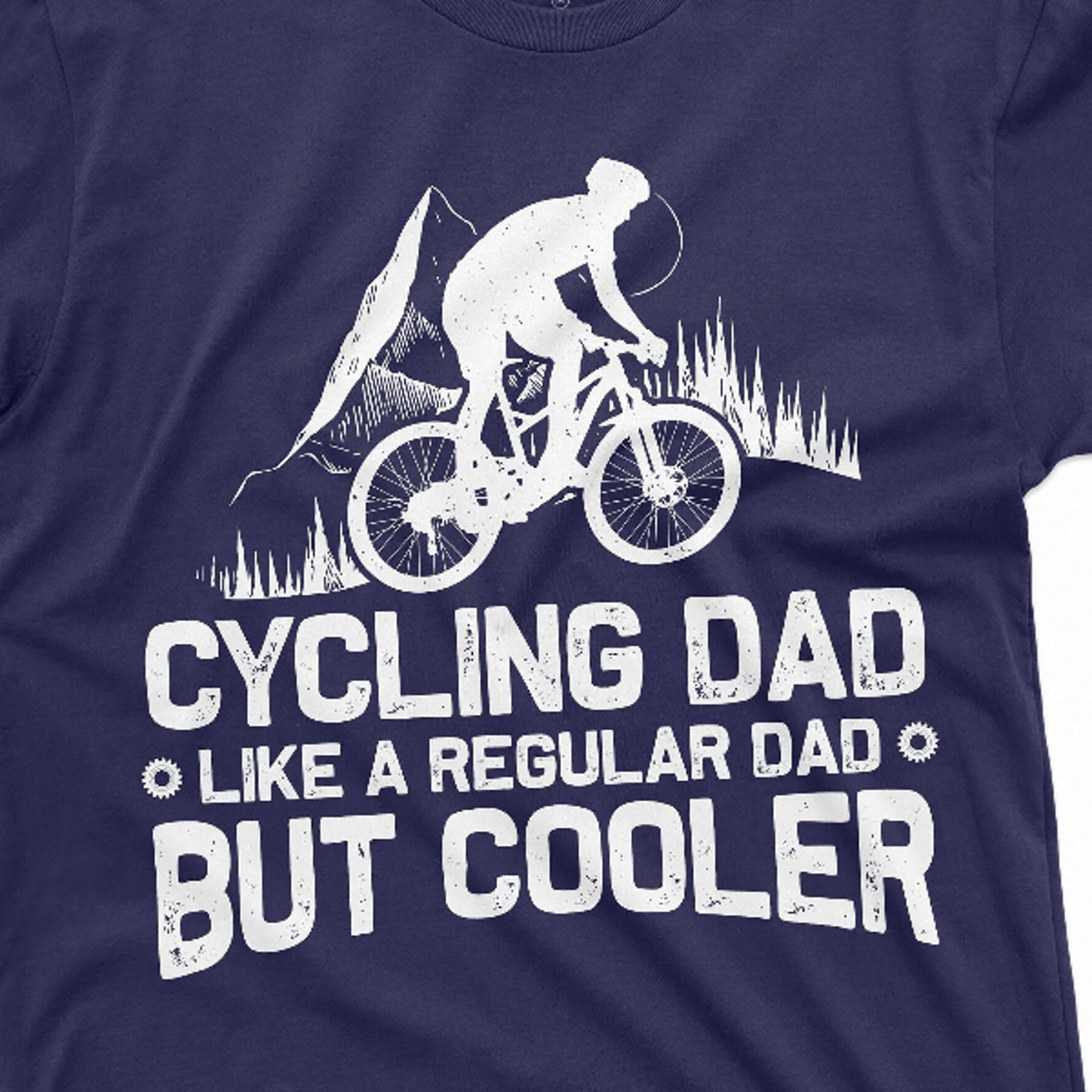 cycling dad t-shirt biker father's day father sports t-shirt cool dad gift idea mens tee