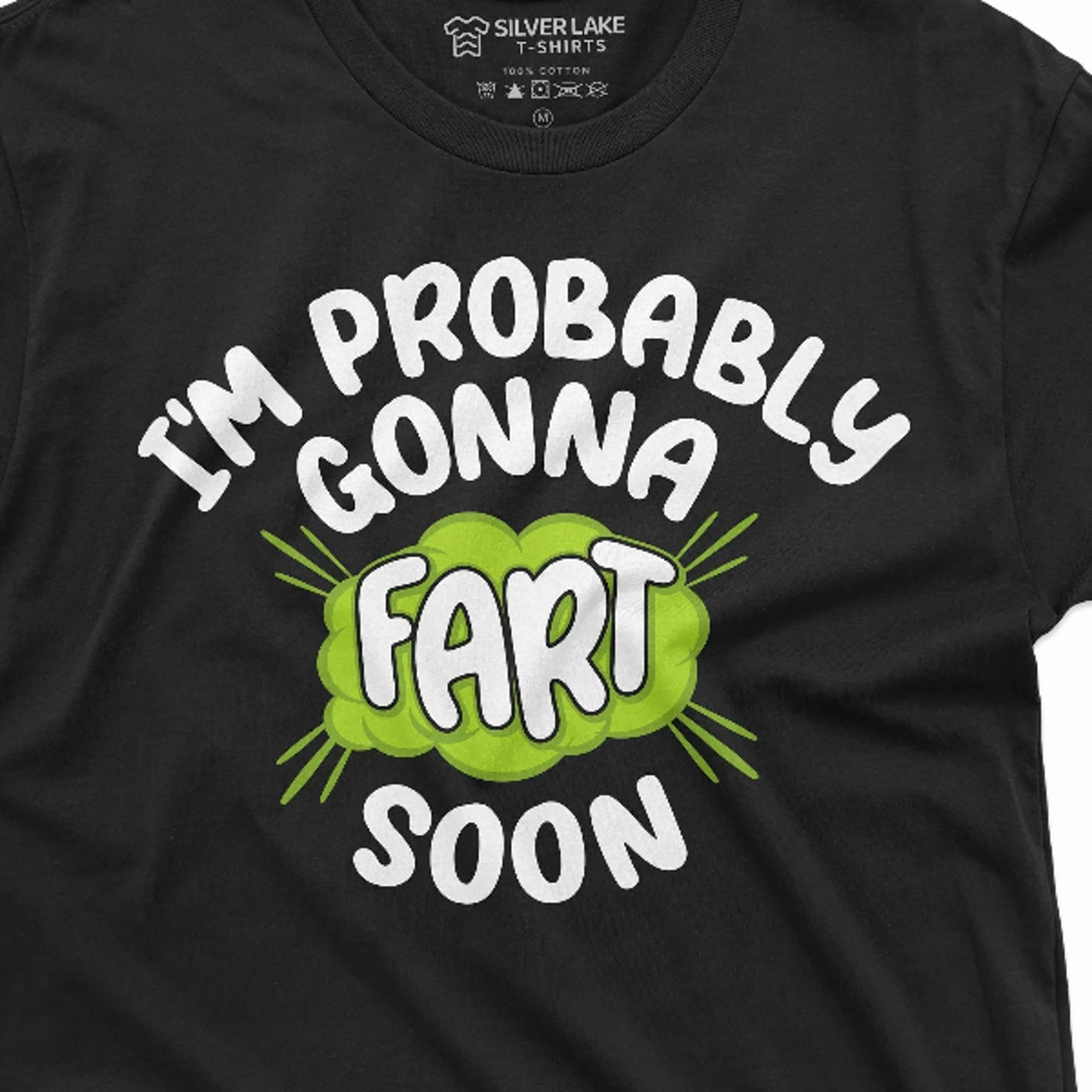 men's funny offensive t-shirt probably i will fart soon adult humor birthday gift novelty tee shirt for him
