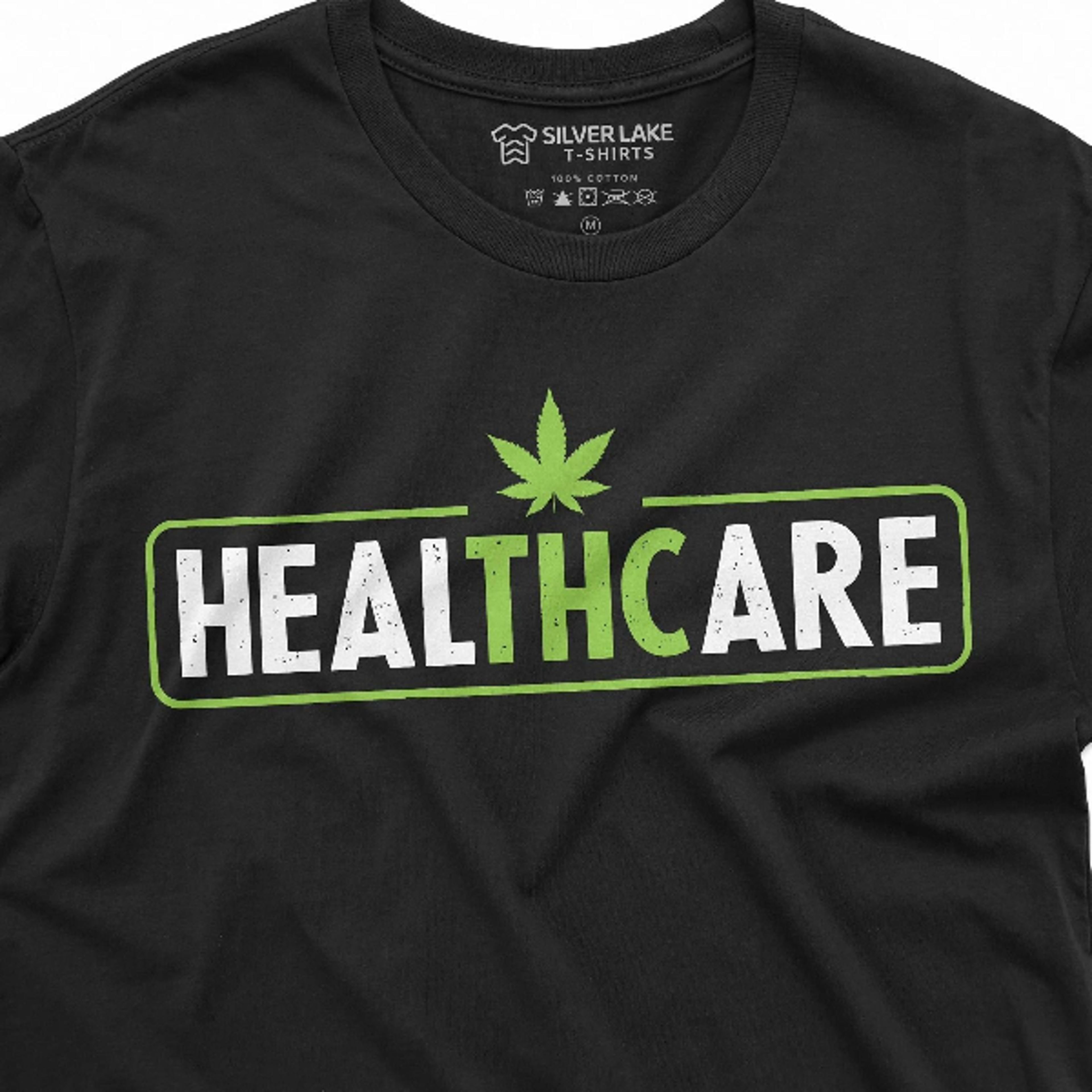 men's weed marijuana t-shirt thc healthcare funny tee for him