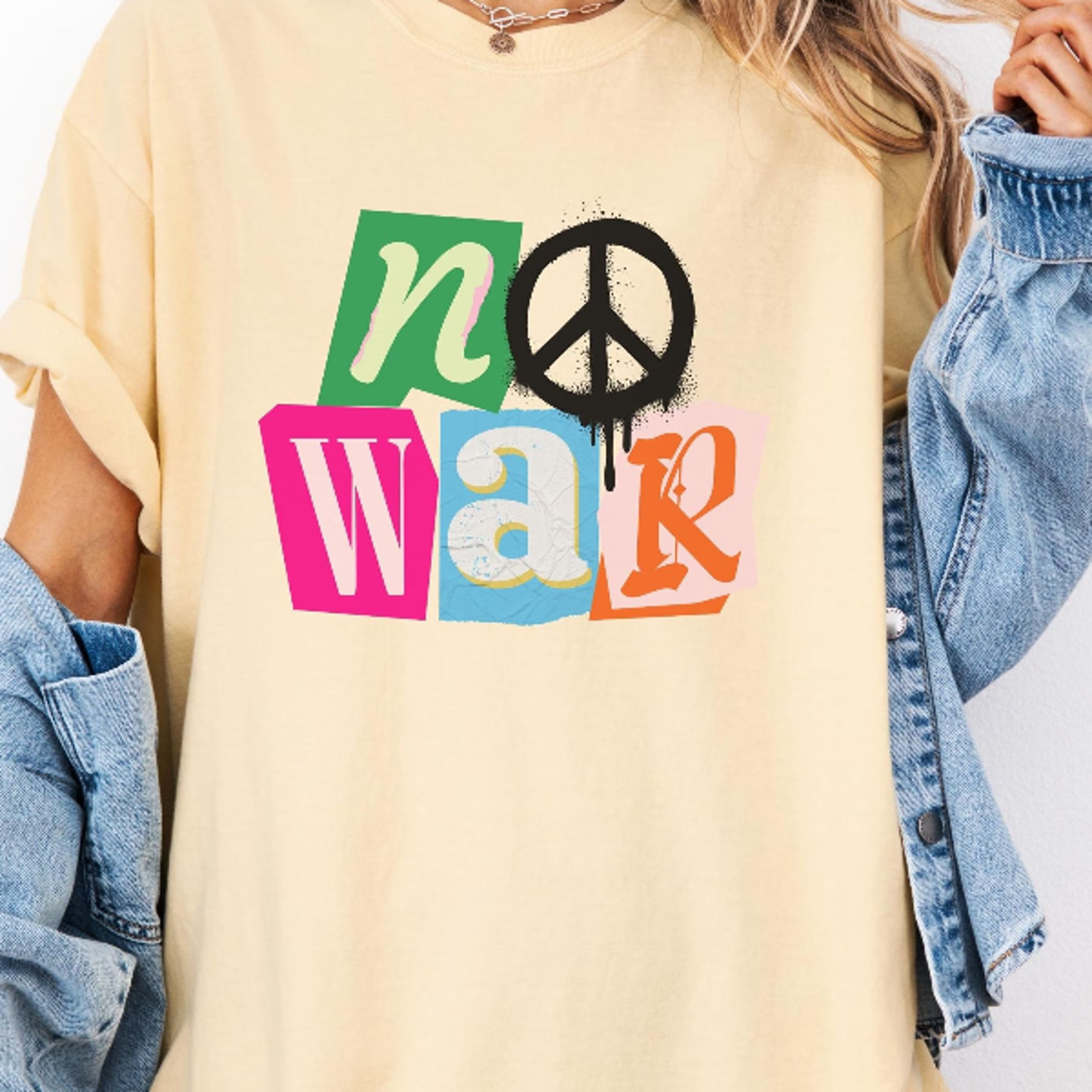 no war shirt punk collage peace not war tee vintage graphic t-shirt alternative protest streetwear unisex gift