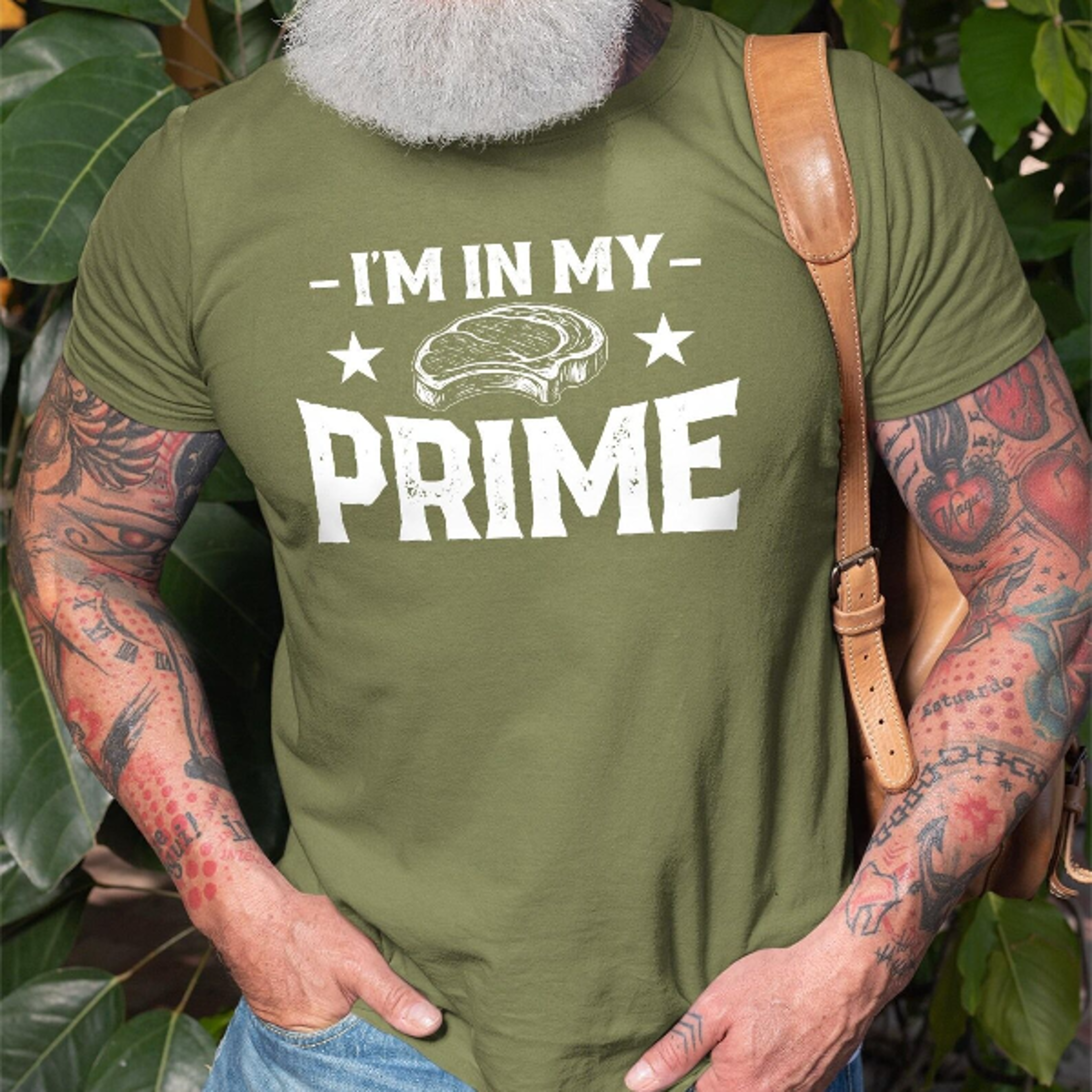 men's i am in my prime t-shirt father's day humorous tee birthday anniversary gifts tee