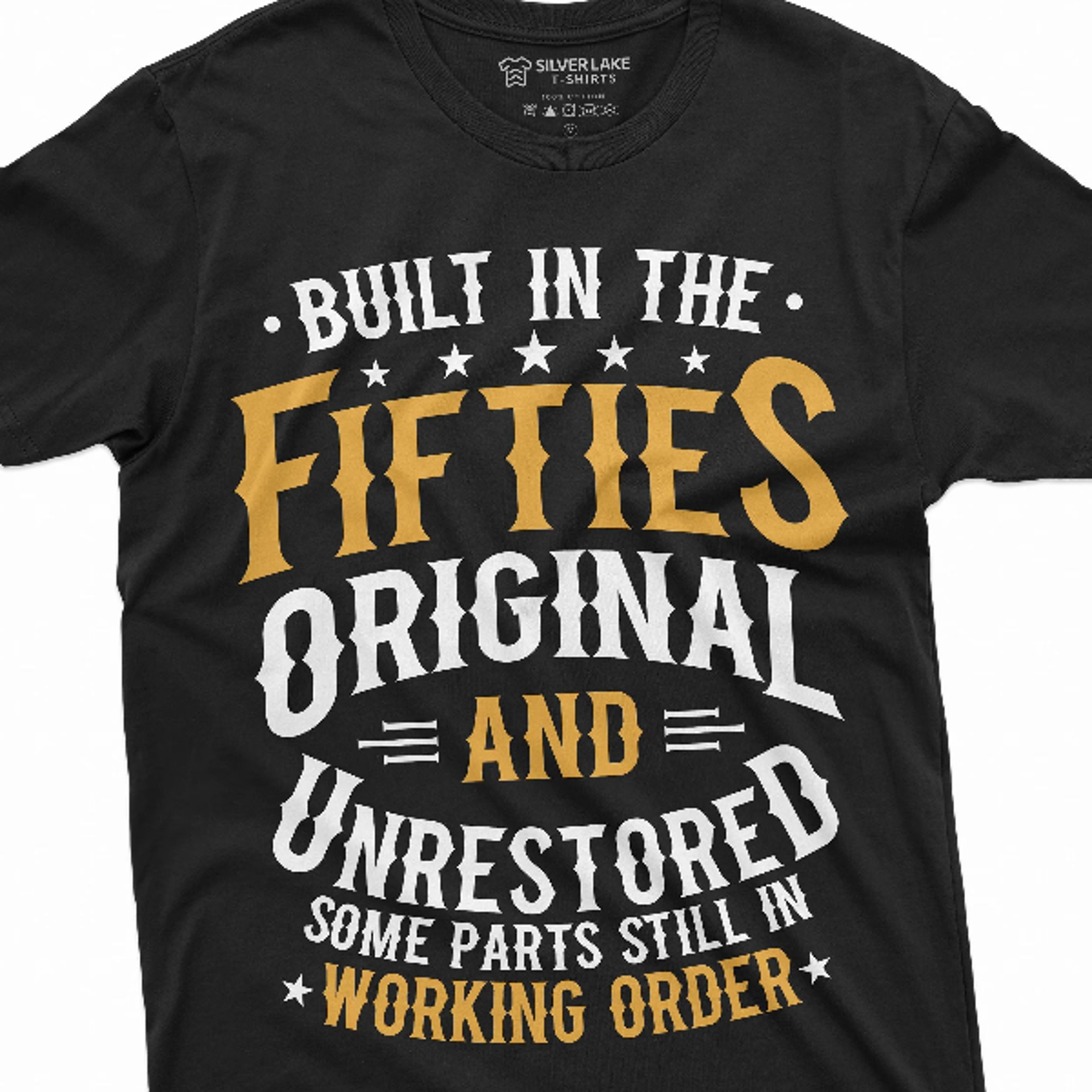 birthday anniversary tee shirt funny built in fifties original and unrestored grandpa papa grandfather funny gifts grand