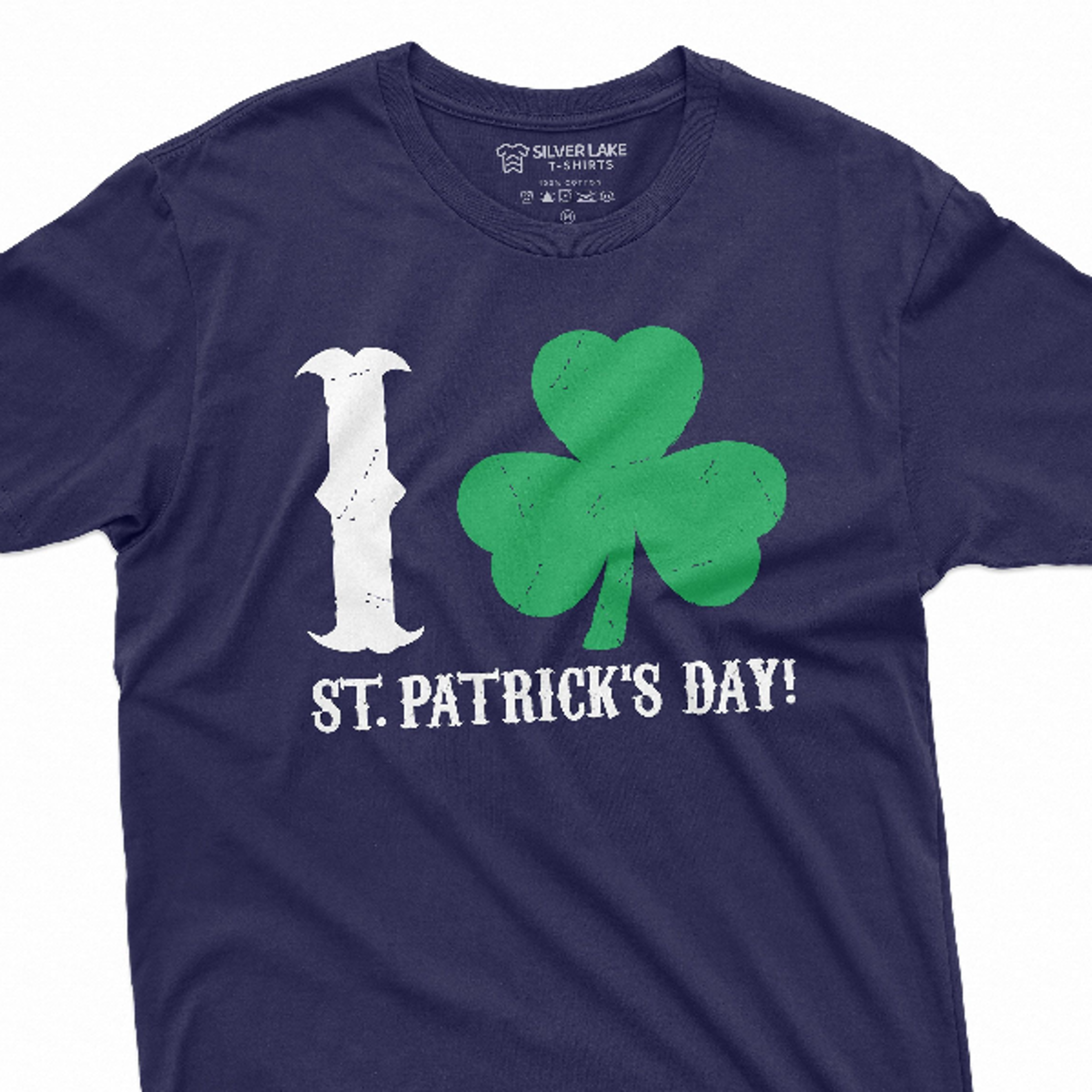 i clover st. patrick's day t-shirt love saint patricks day tee shirt paddy's day gift clover shamrock tee shirt