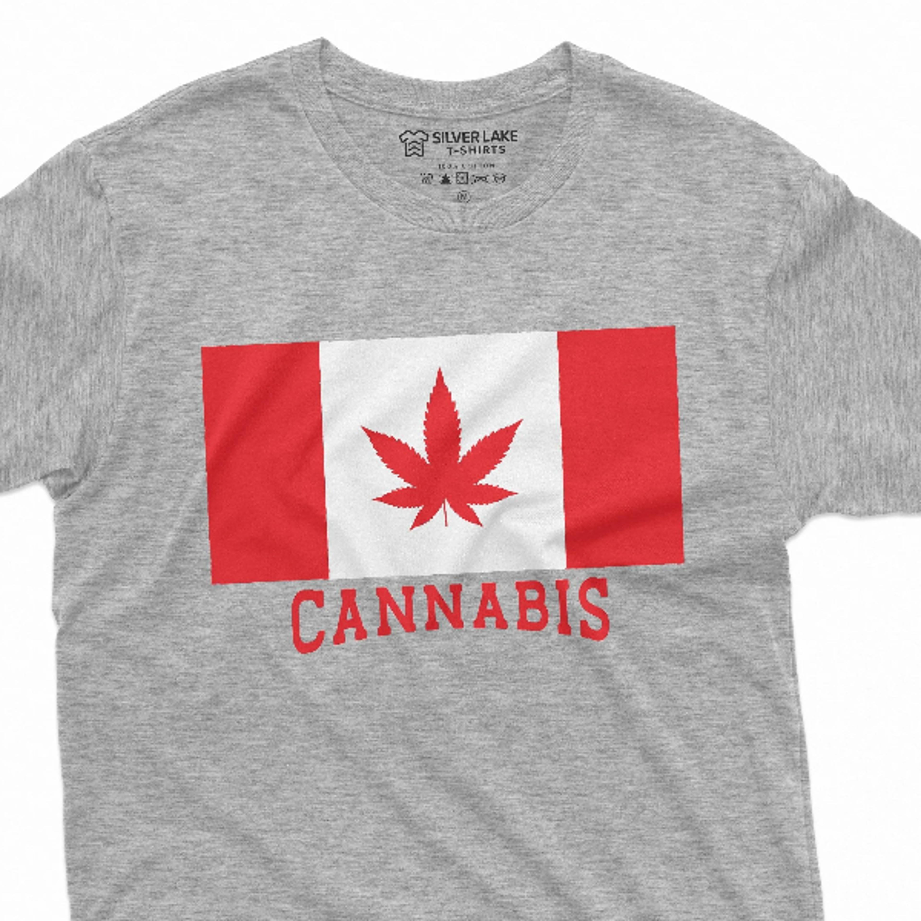 men's cannabis canada flag t-shirt weed leaf marijuana canadian tee shirt funny smoking thc tee