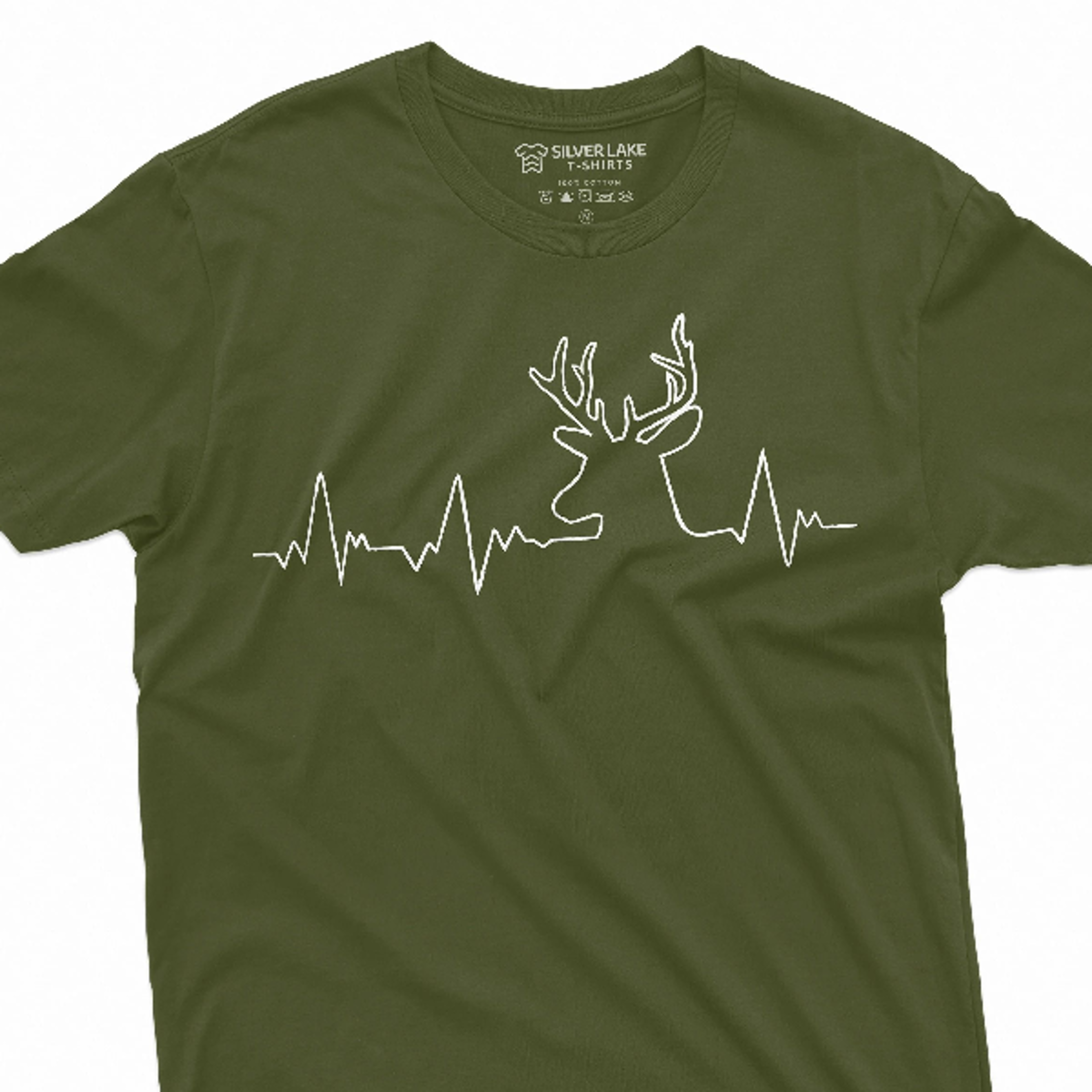 men's hunting tee shirt deer turkey hunter tshirt pulse tee birthday gift fathers day dad grandpa teeshirt military army