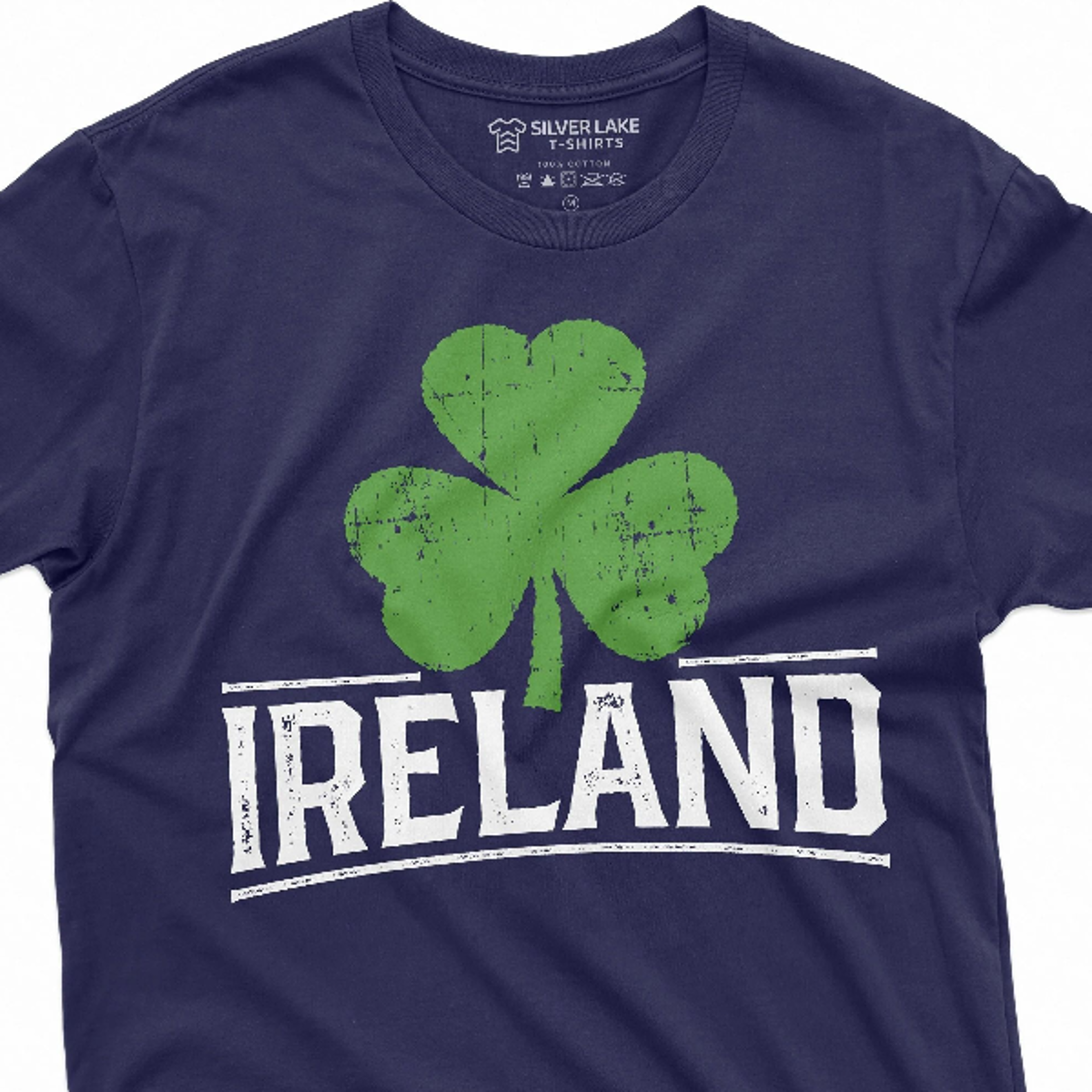 men's ireland t-shirt irish patriotic holiday shirt clover shamrock tee erie st patricks day saint patrick's shirt