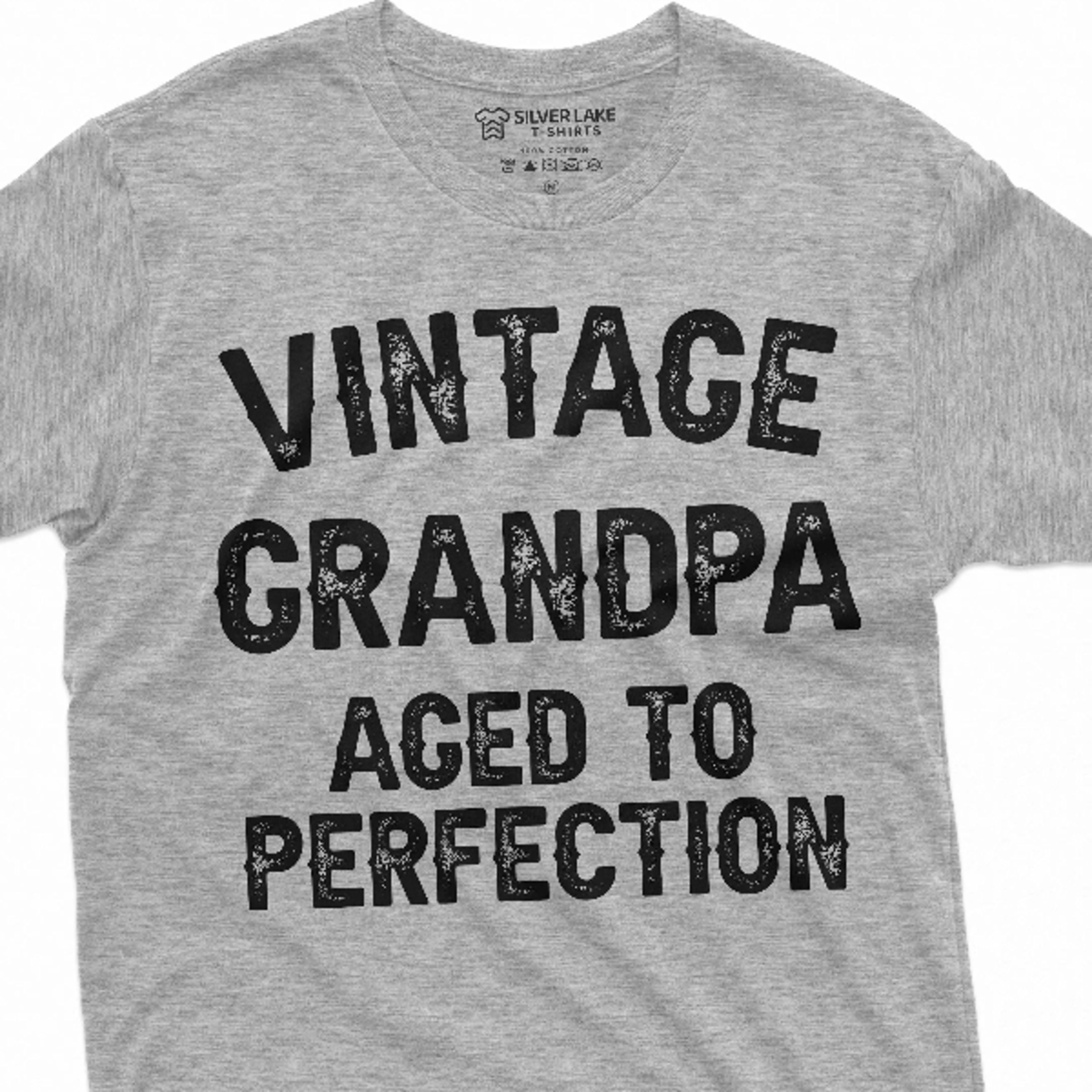 men's grandpa funny t-shirt vintage grandpa aged to perfection papa gifts grandfather tee shirt