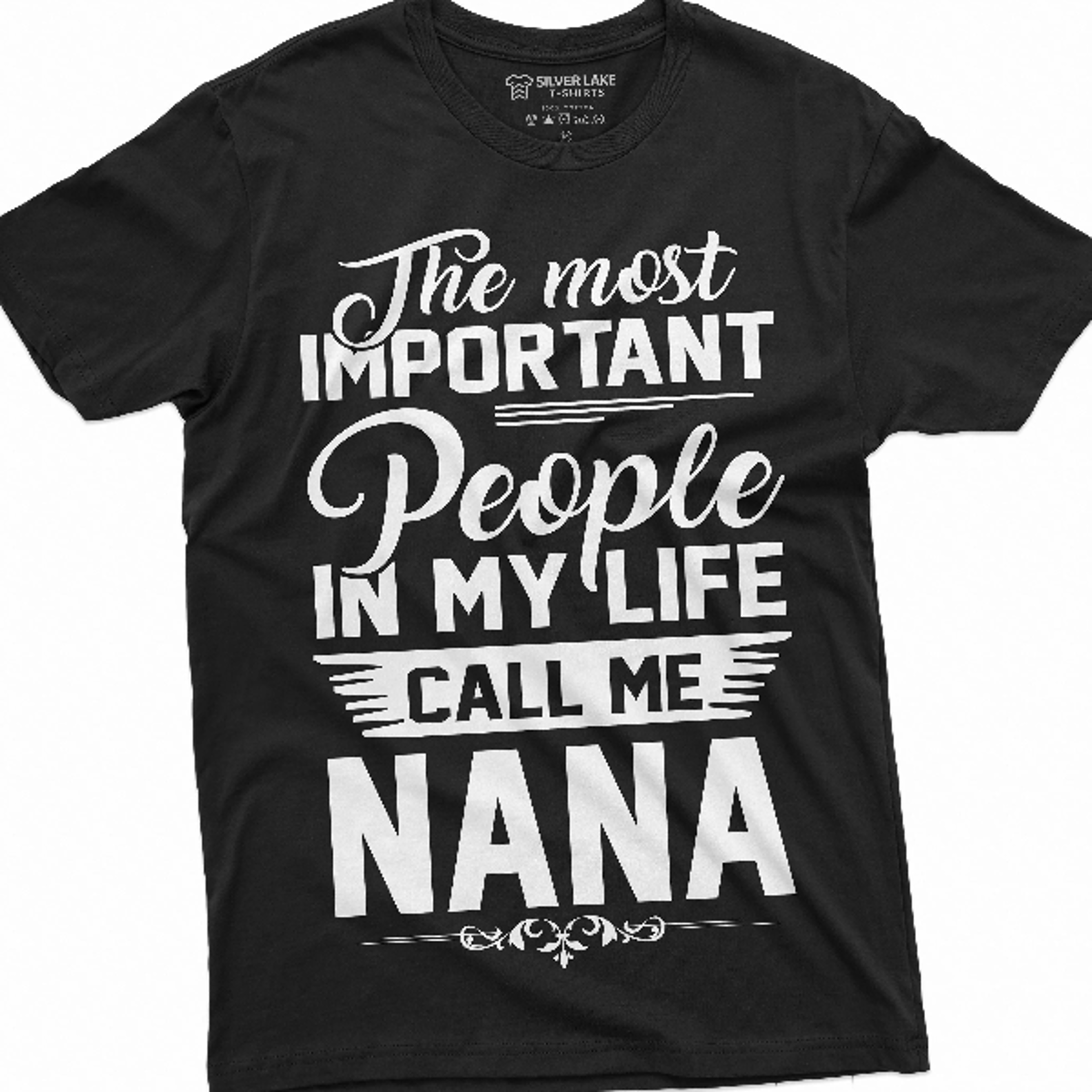 the most important people call me nana grandmother tee shirt | womens nana grandma t-shirt | birthday gift idea for gram