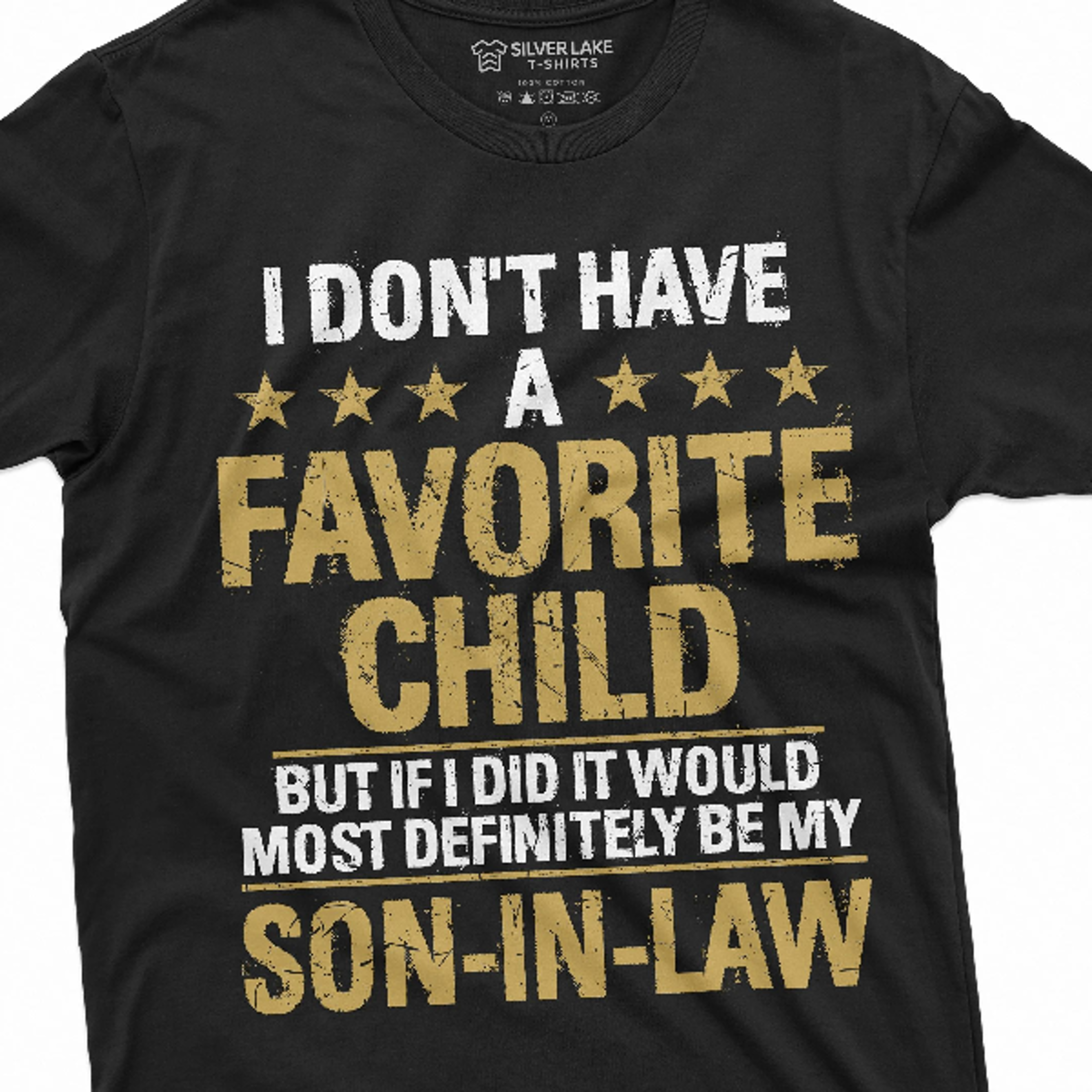 favorite son in law child tee shirt mother's day father's day gift tee shirt funny humorous saying mother-in-law mom tee