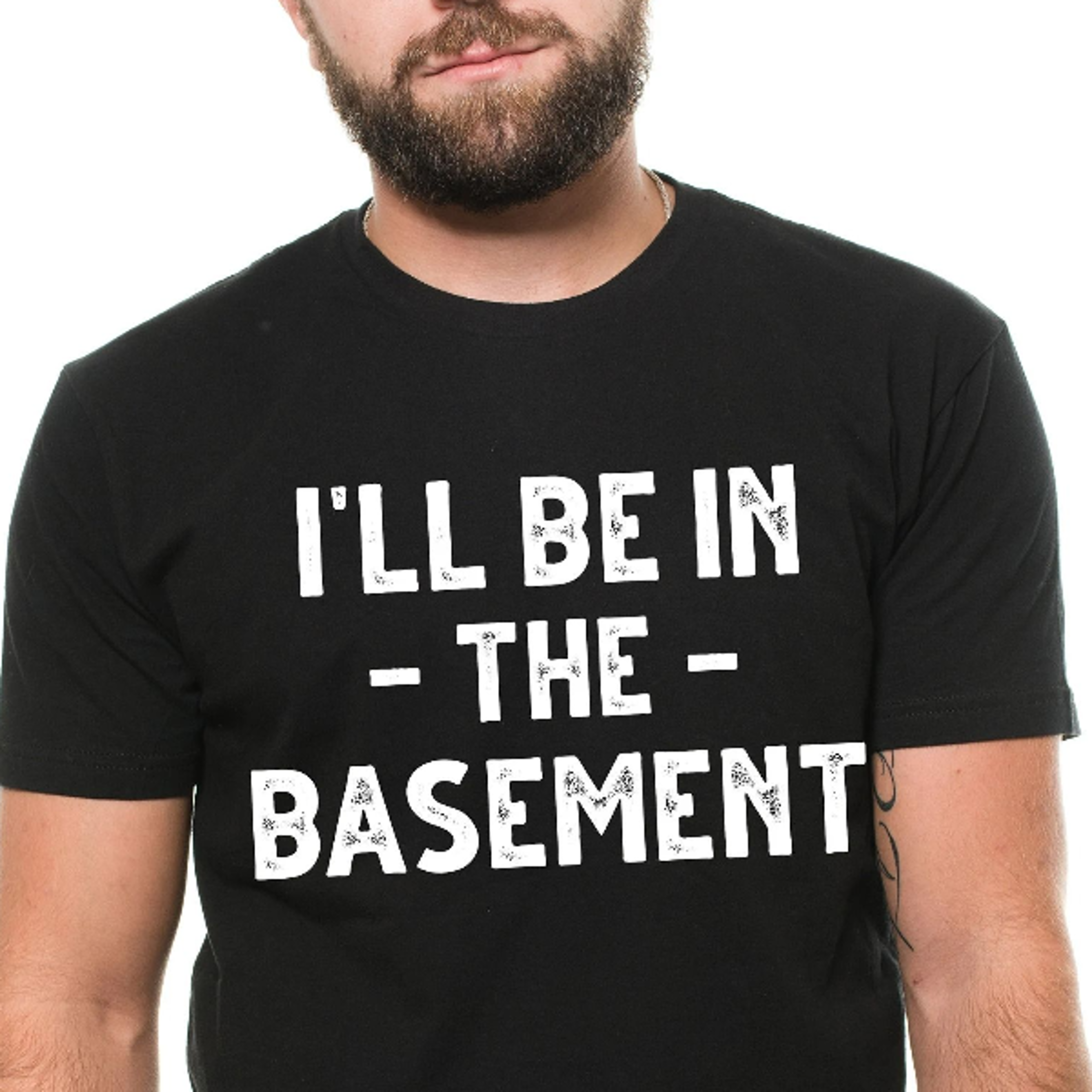 men's funny i'll be in the basement t-shirt father's day humorous gift tee shirt dad papa grandpa husband gift