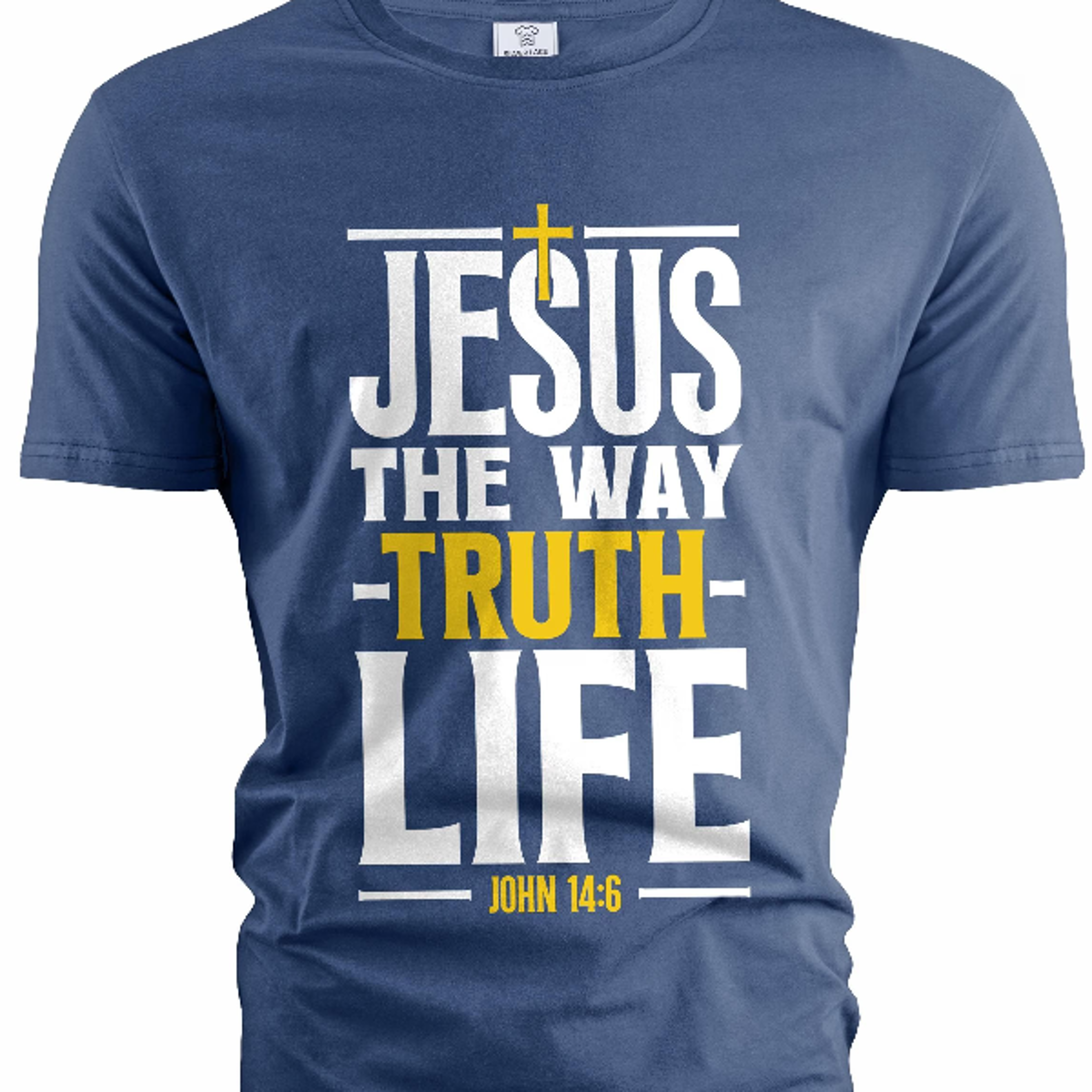 jesus t-shirt christian jesus way truth life tee shirt church tee shirt mom grandma dad gift tee