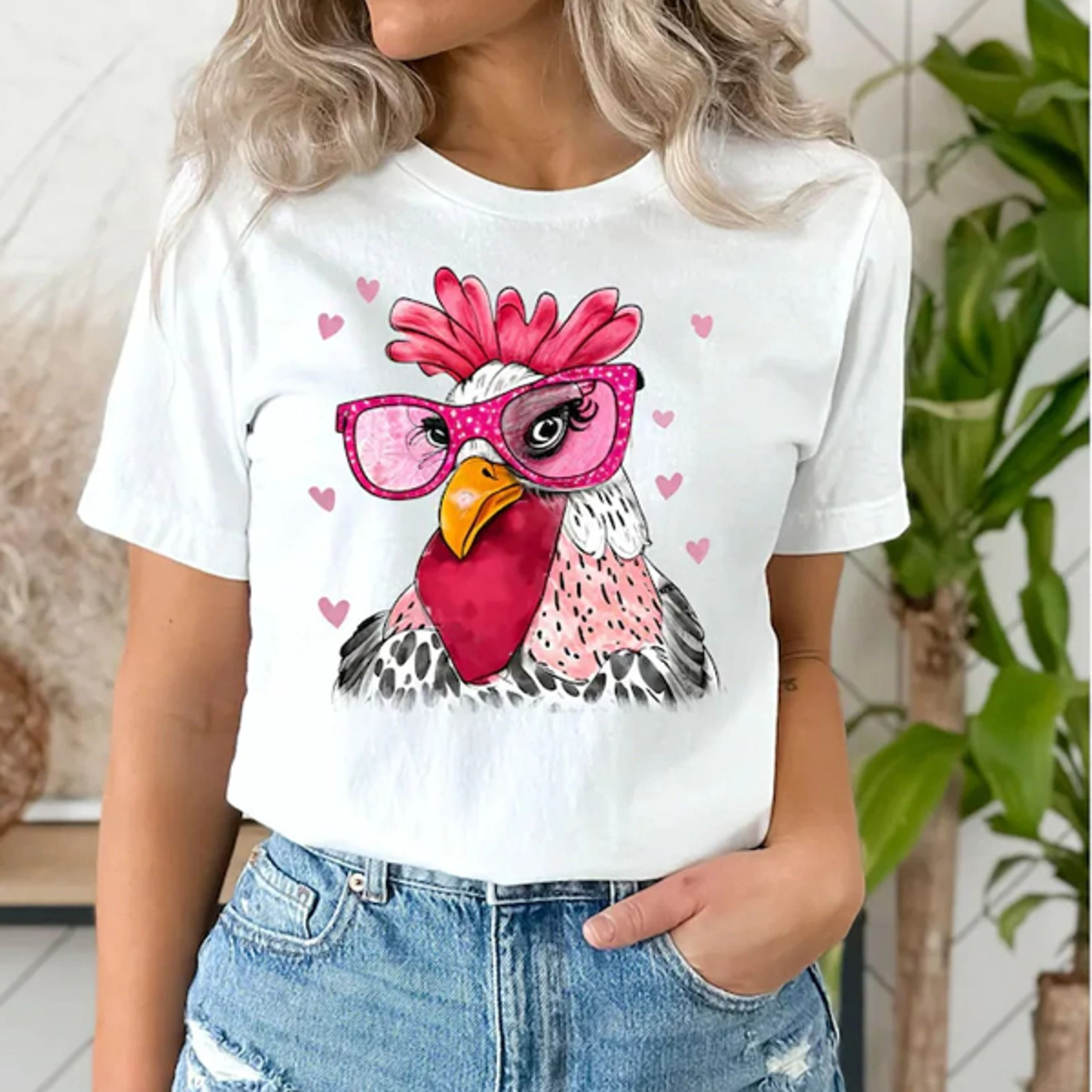 chicken sweatshirt funny farm chicken graphic crewneck love chickens hoodie mother's day gift for women