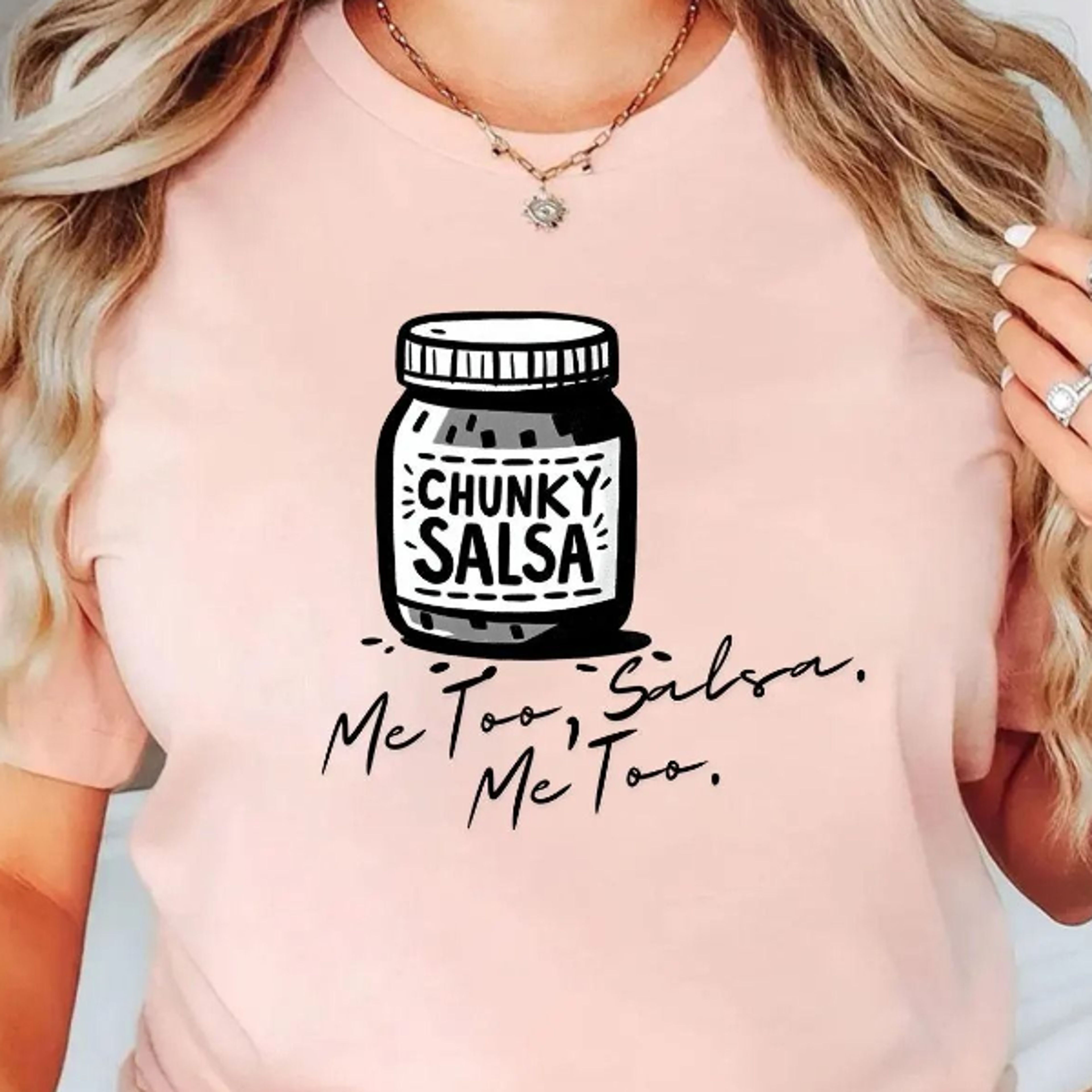funny chunky salsa tee me too salsa shirt chips and salsa graphic t-shirt humorous food lover gift