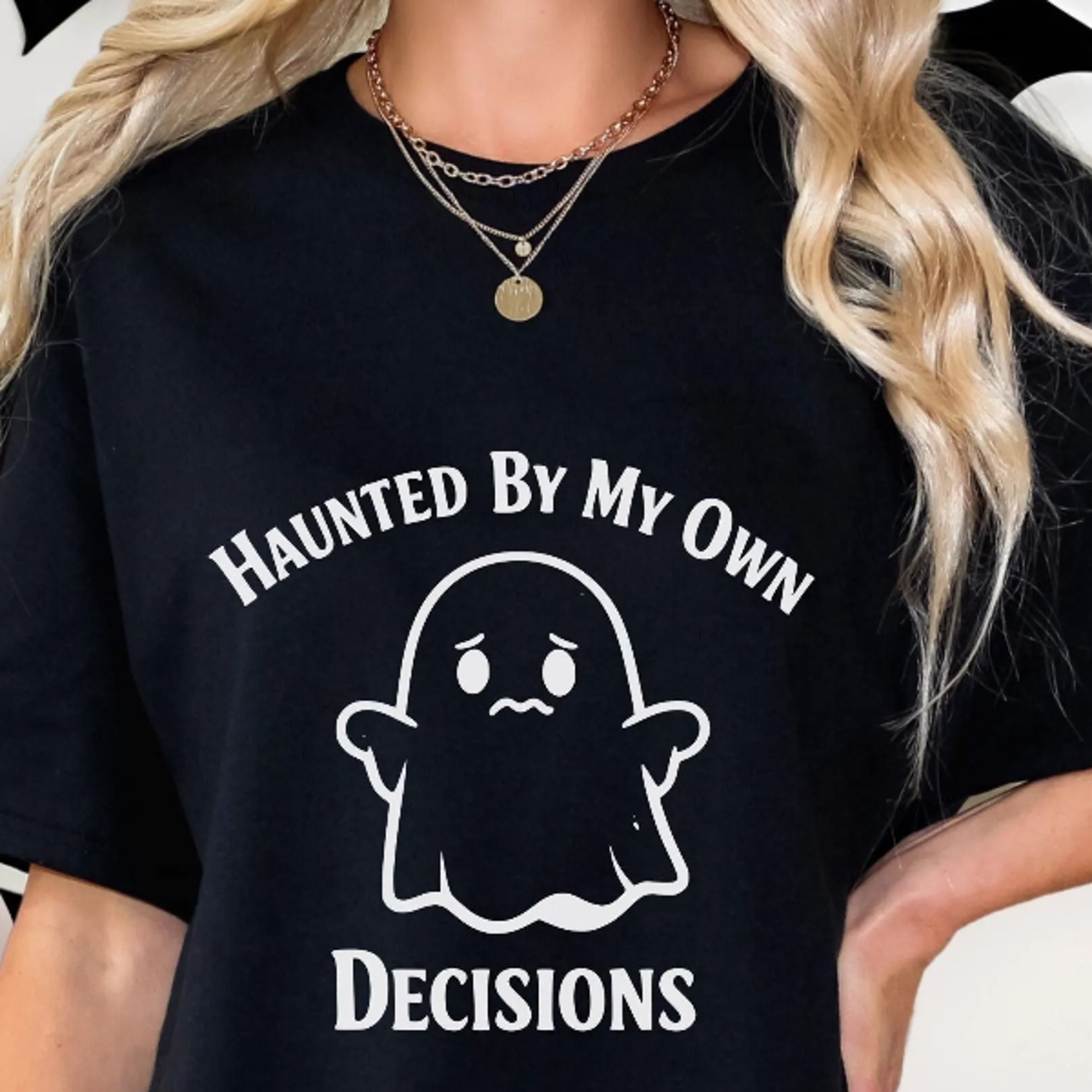 haunted by my own decisions t-shirt | halloween shirt