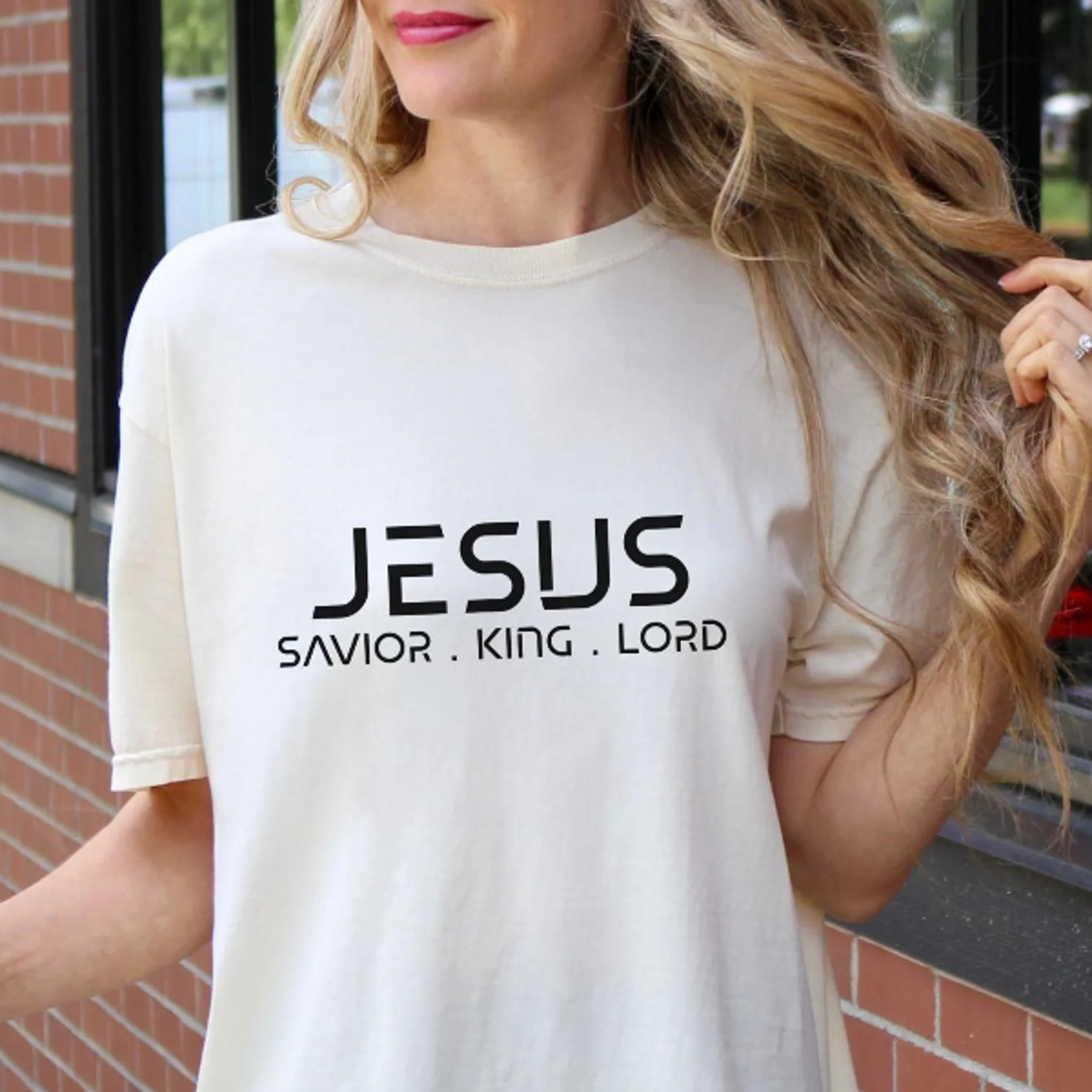 jesus savior king lord t-shirt | christian faith tee
