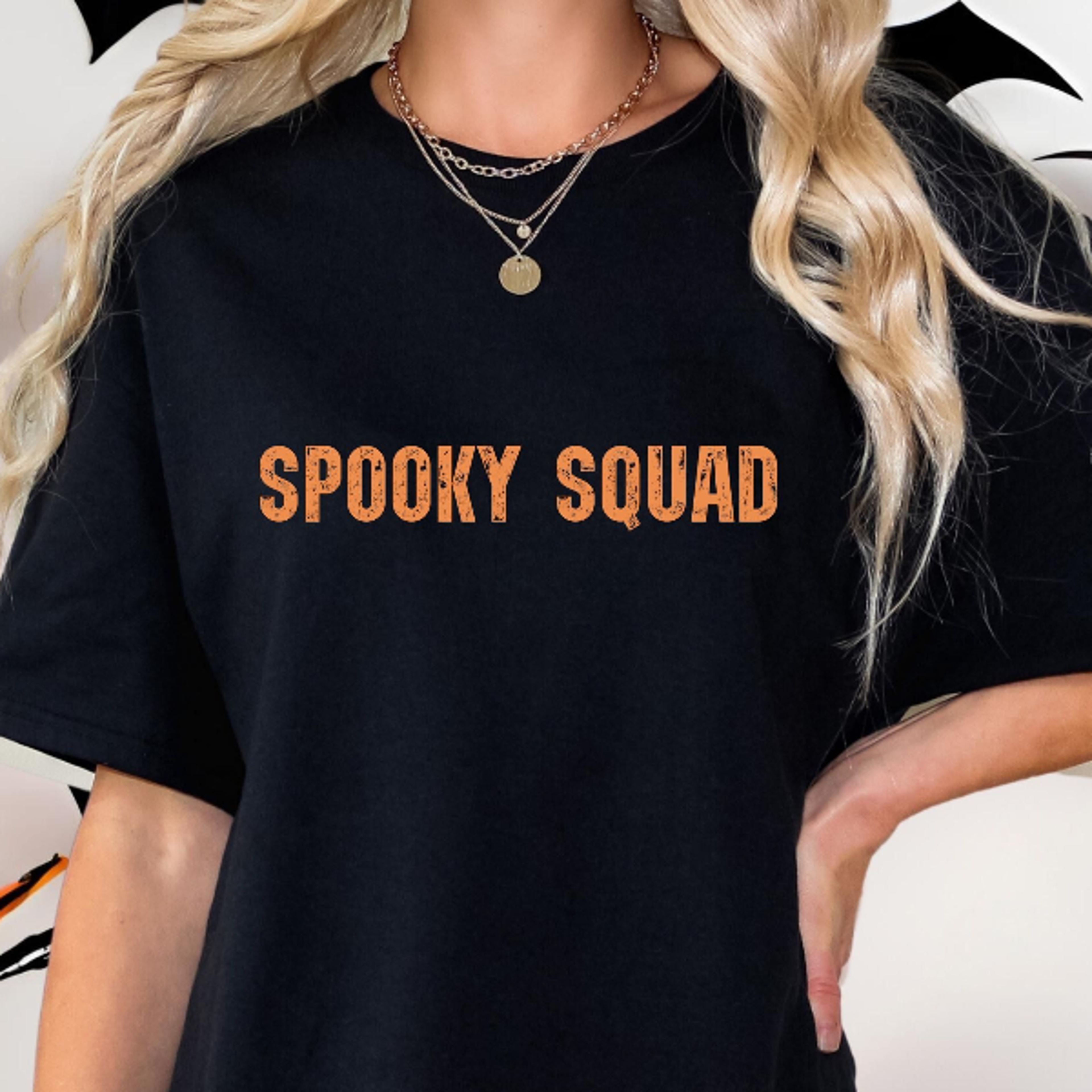 spooky squad t-shirt | halloween tee, skeleton squad graphic