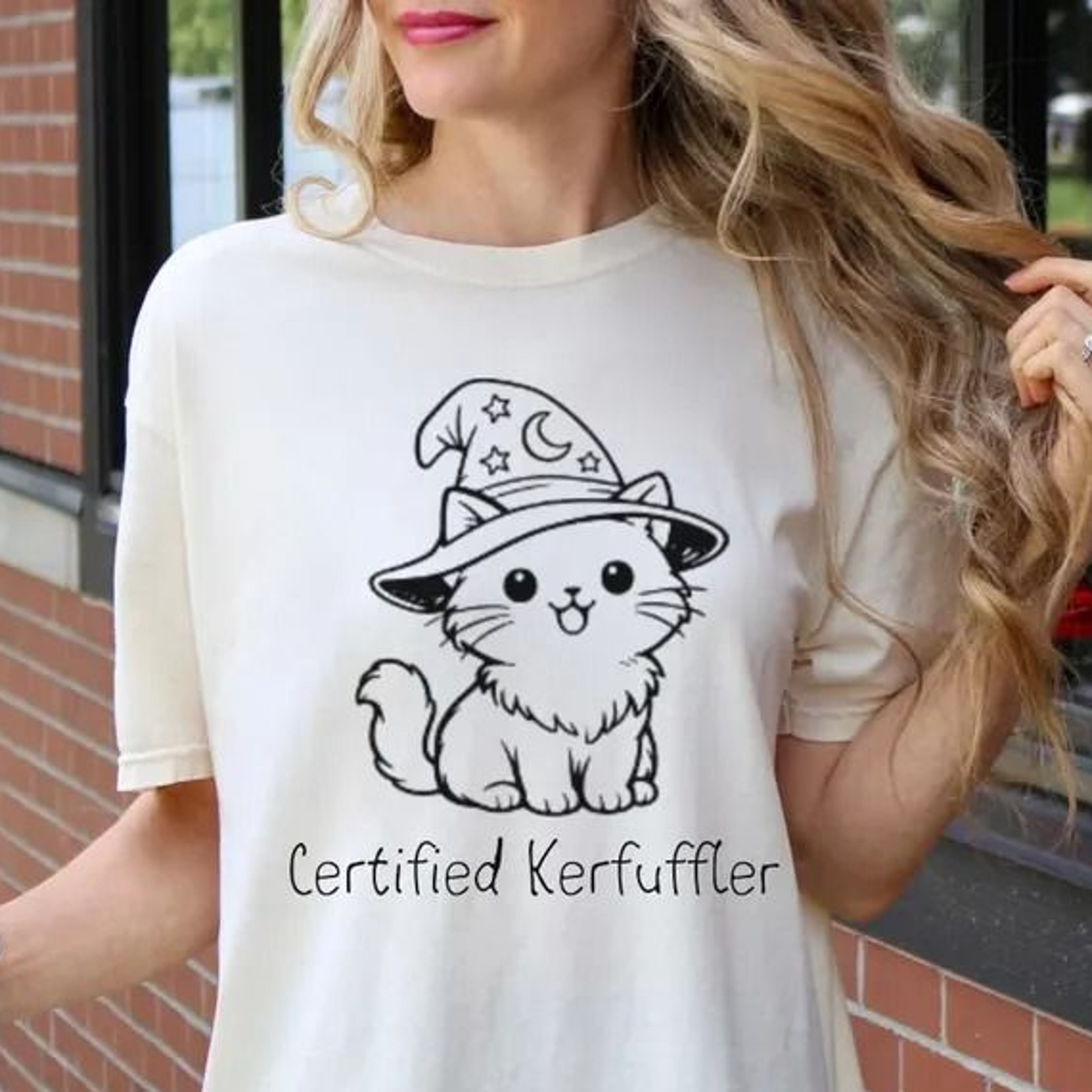 certified kerfuffler cat wizard t-shirt | cat magic tee