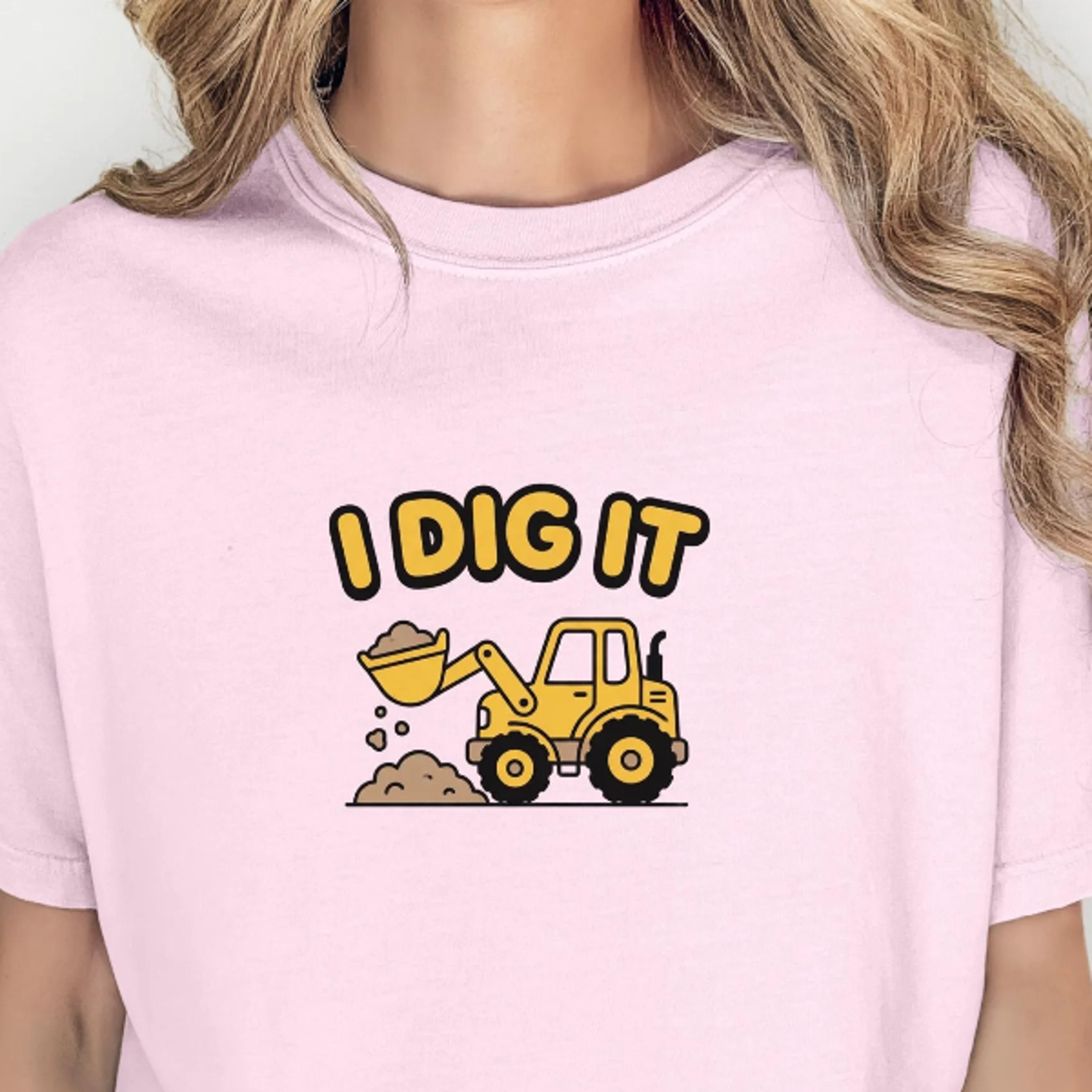 i dig it tractor t-shirt | farm retro tractor design