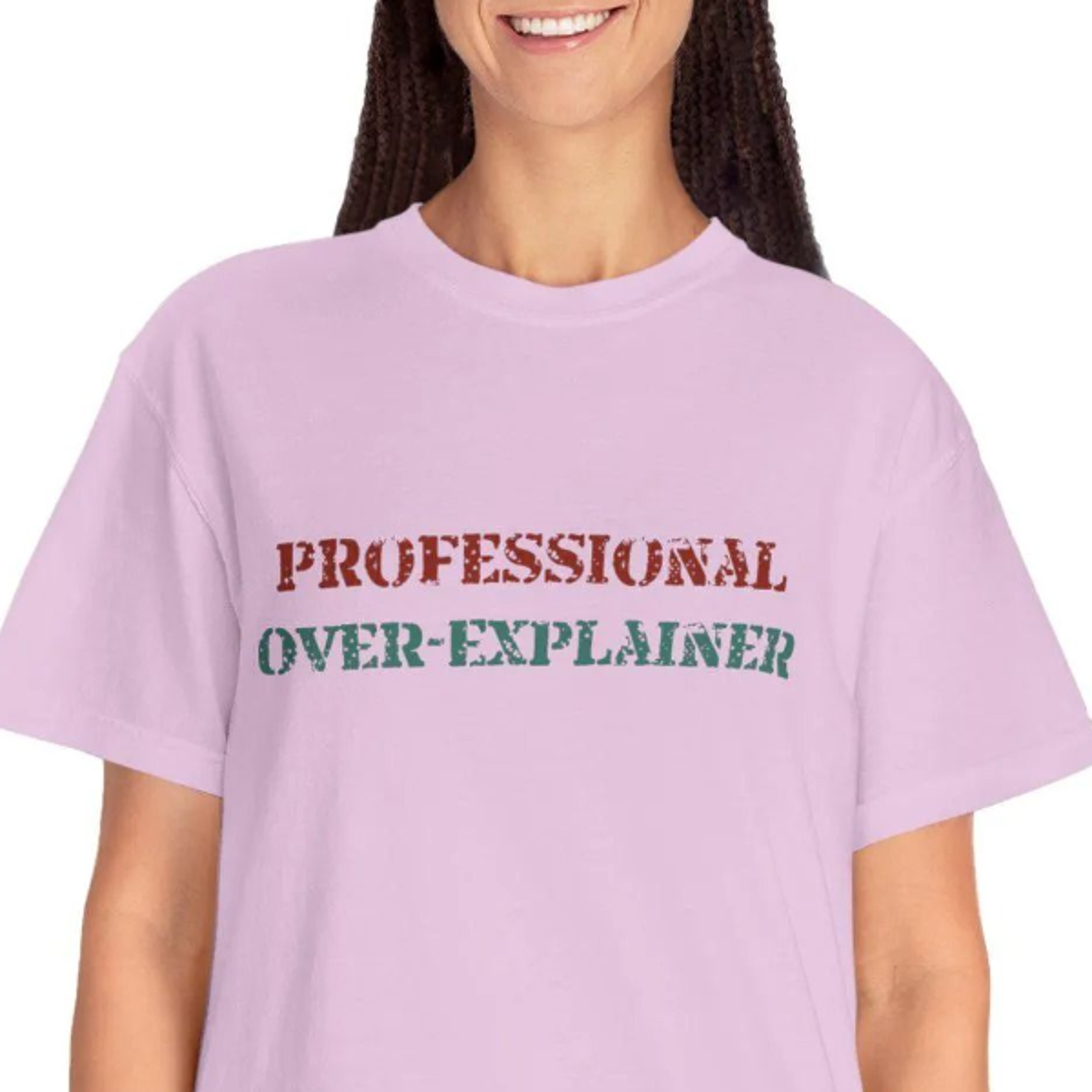 professional over explainer unisex garment-dyed t-shirt