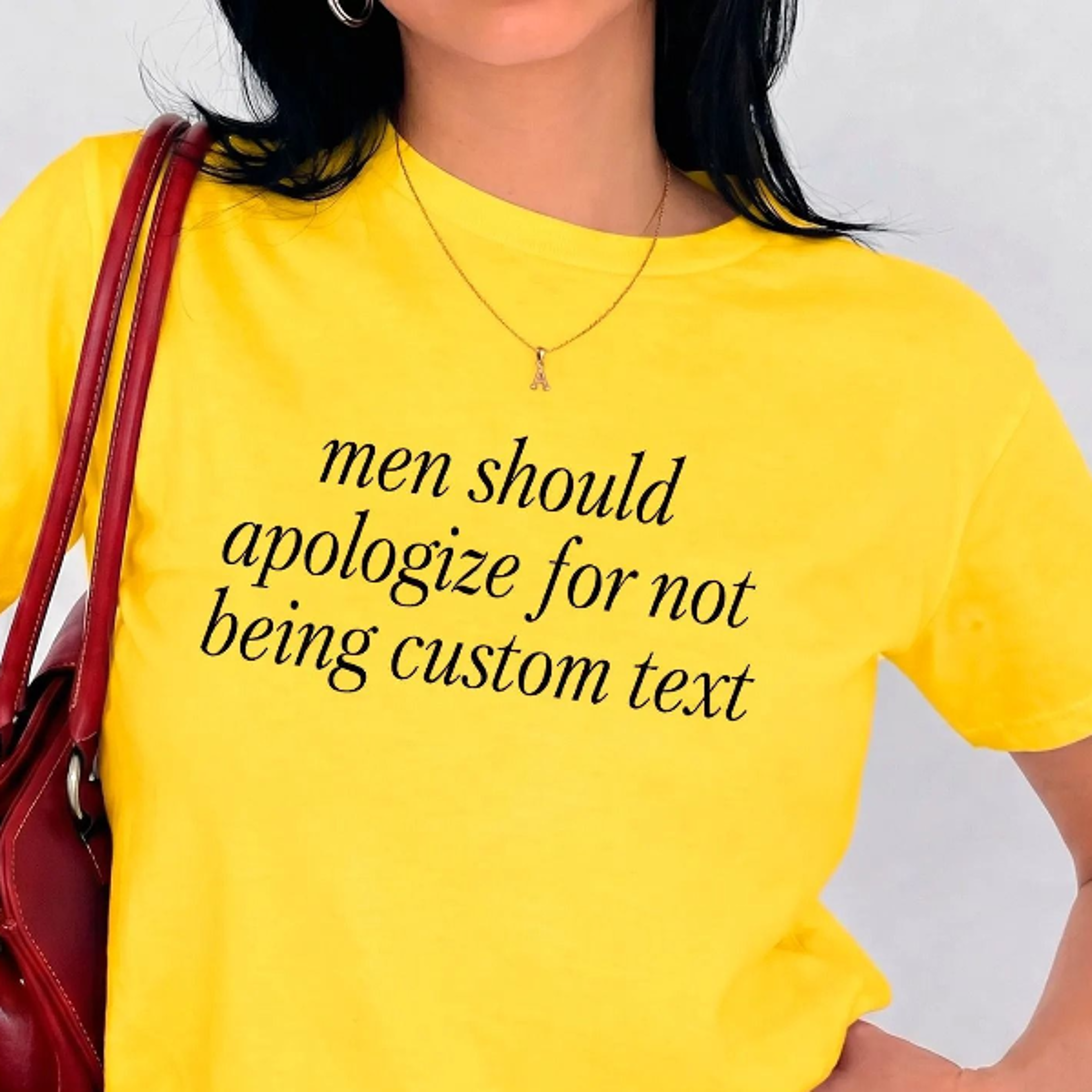 men should apologize for not being custom text baby tee men should apologize shirt funny graphic tee men should apolo