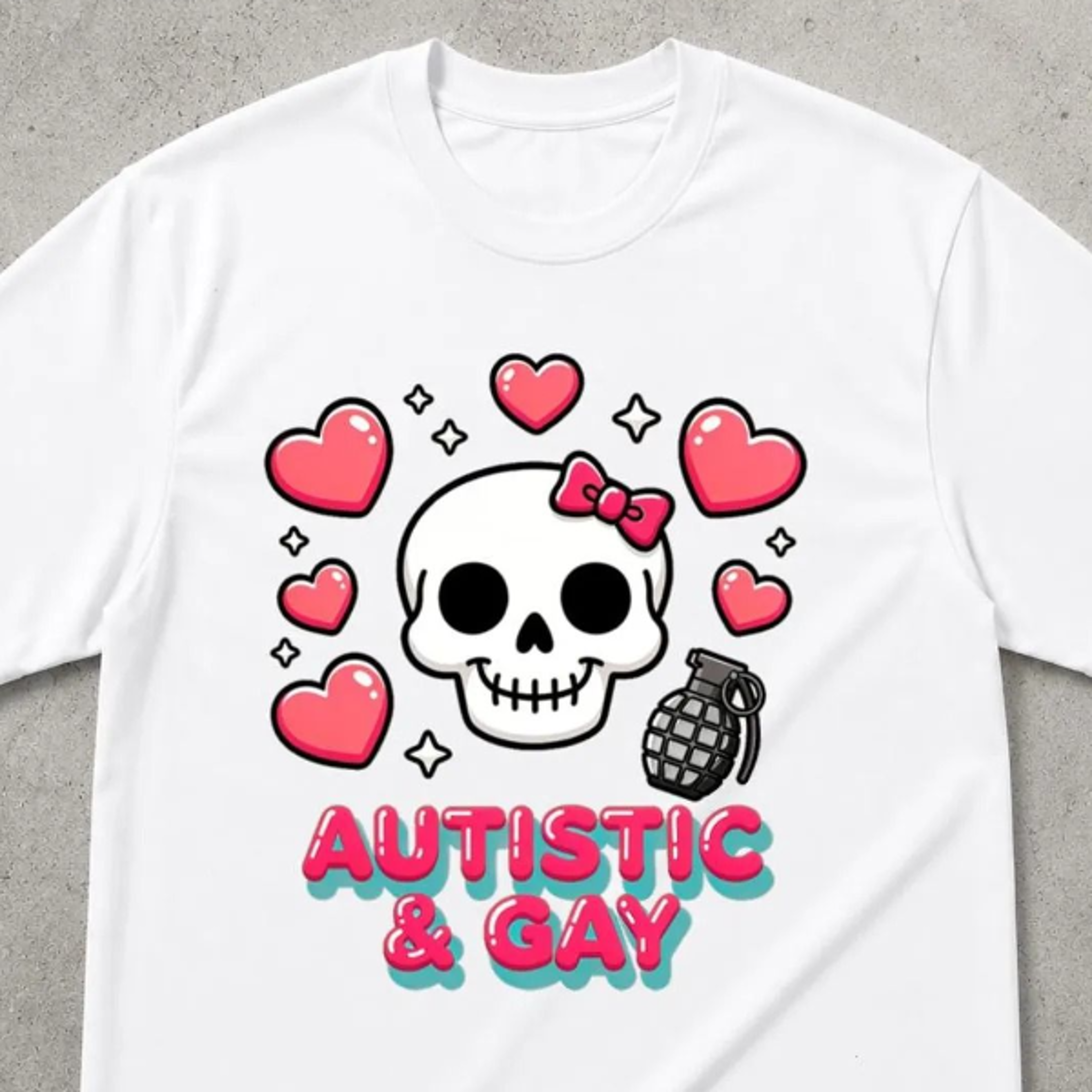 autistic and gay t shirt, gift for him, funny meme shirt, gift for friends, brain rot shirt, offensive shirt, funny hard