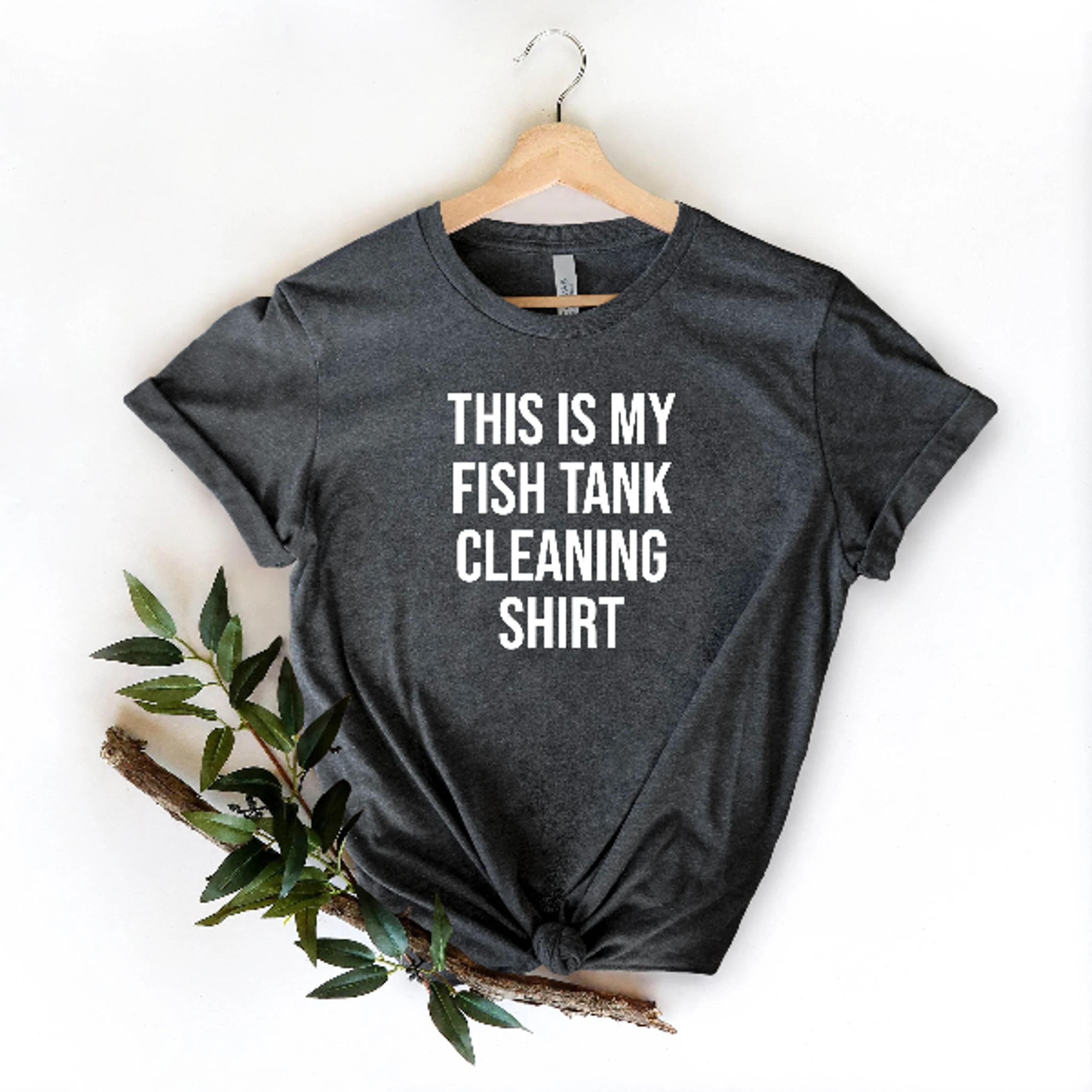 this is my fish tank cleaning shirt funny aquarium graphic tee tropical fish lover gift fish keeper t-shirt