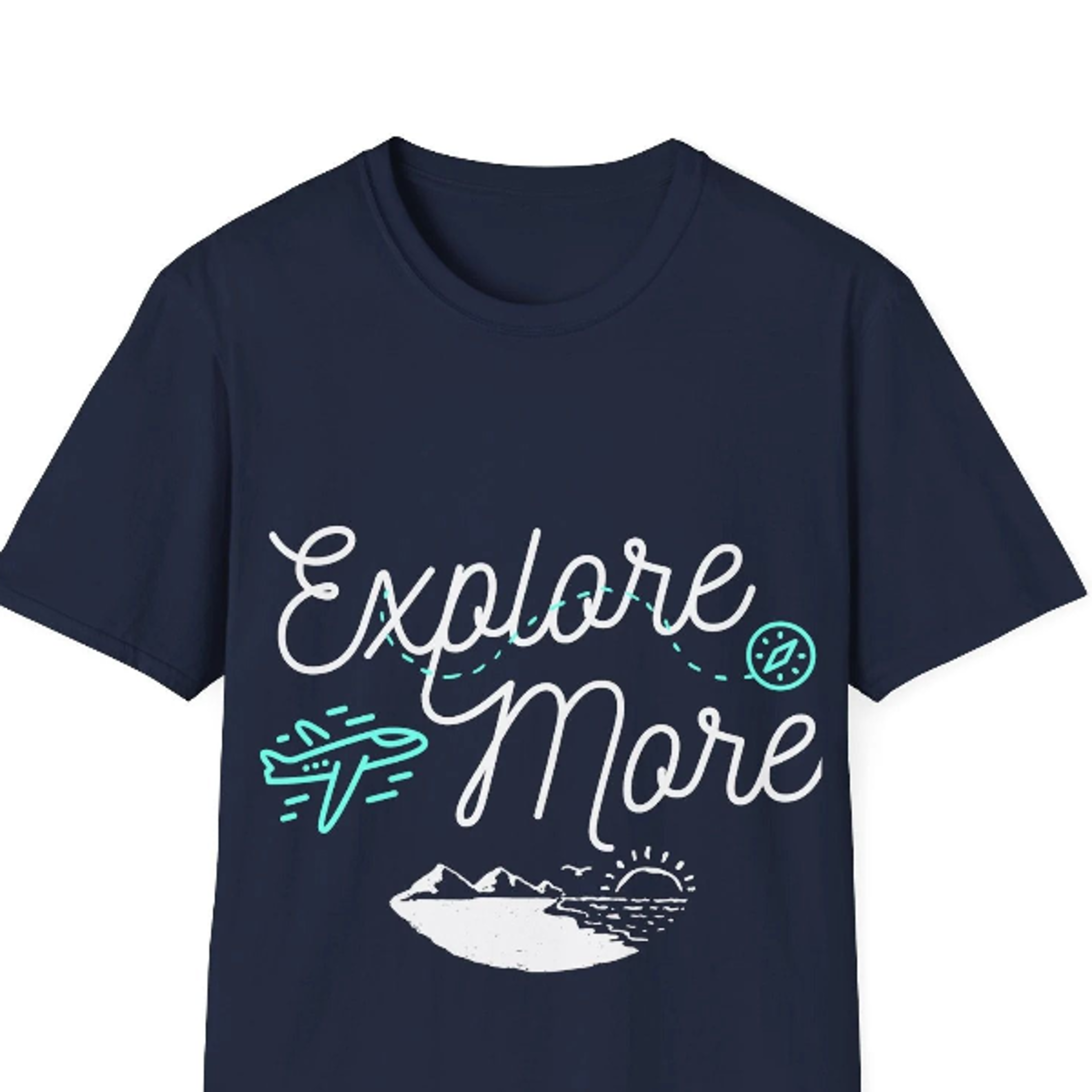 explore t-shirt l explore more t-shirt l travel t-shirt l hiking t-shirt unisex softstyle t-shirt