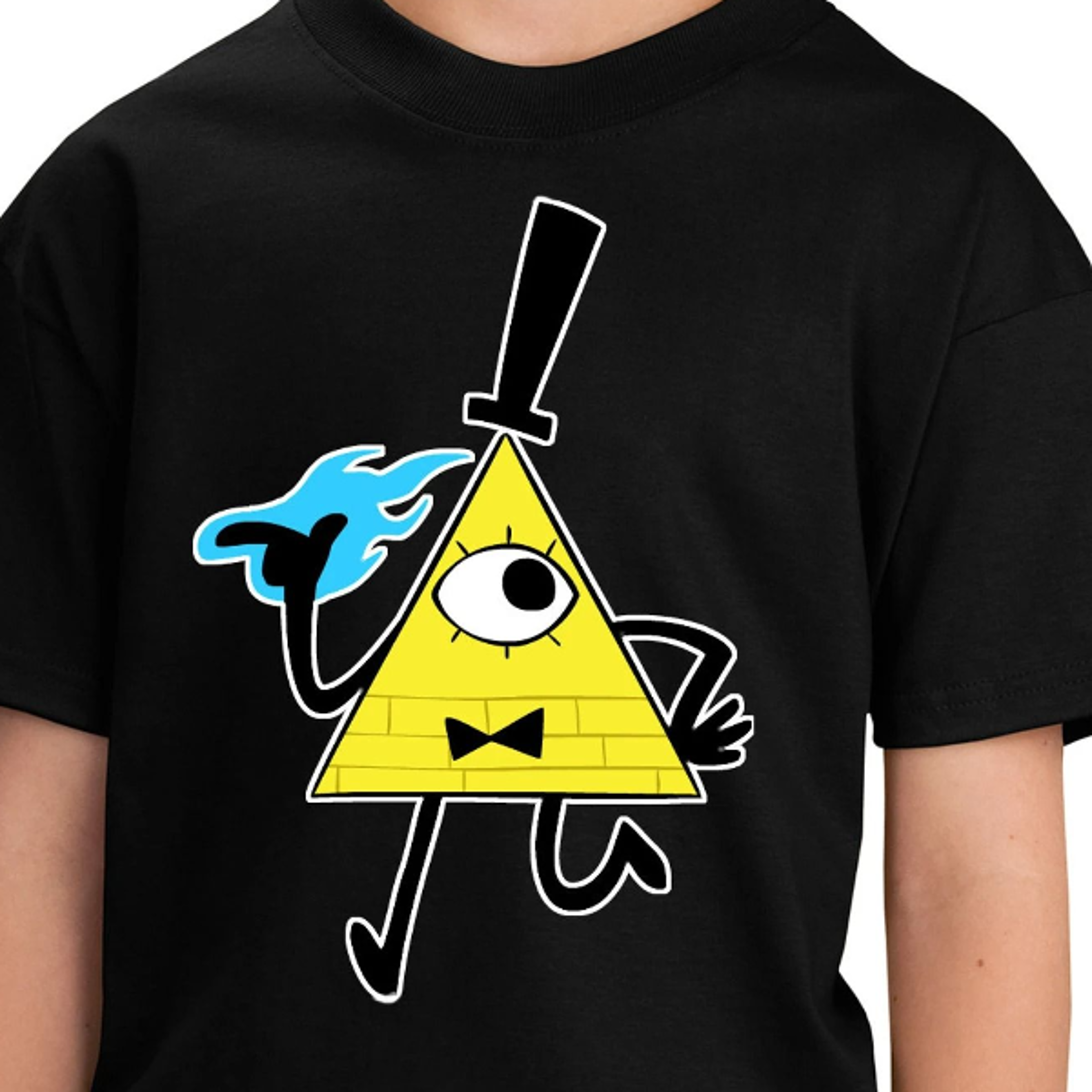 bill cipher walking gravity falls youth t-shirt