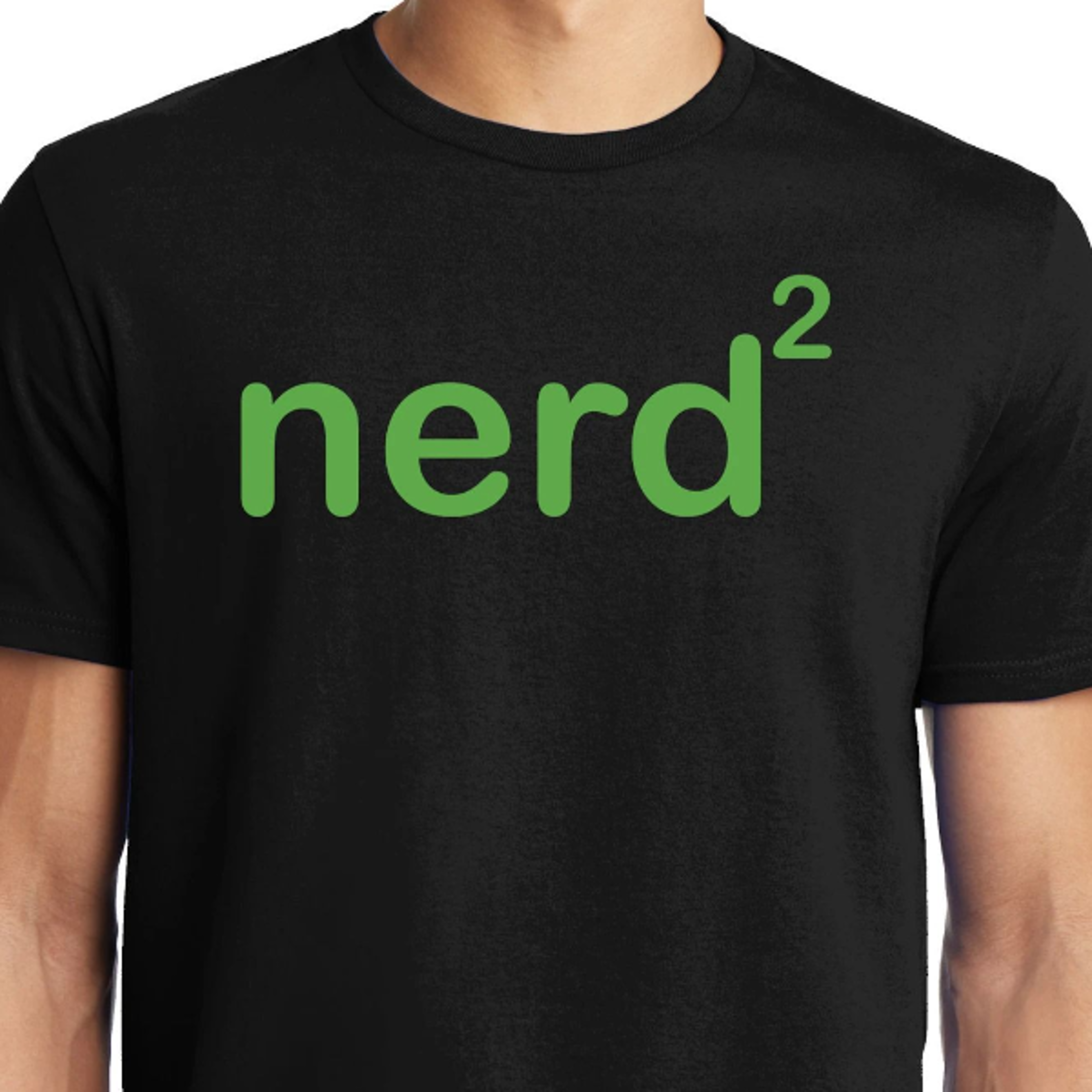 big and tall king size funny nerd squared t-shirt