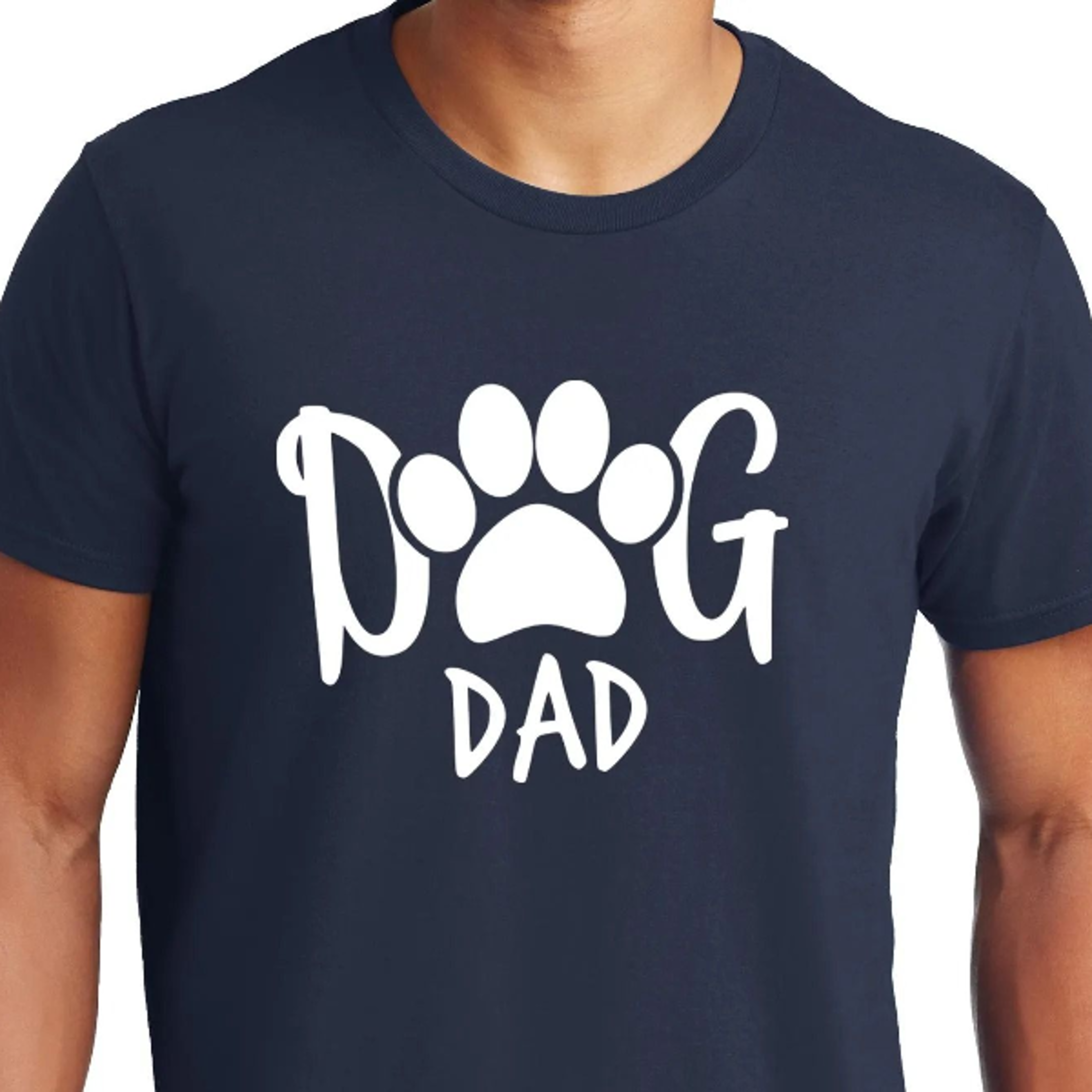 big guys rule big and tall king size dog dad t-shirt