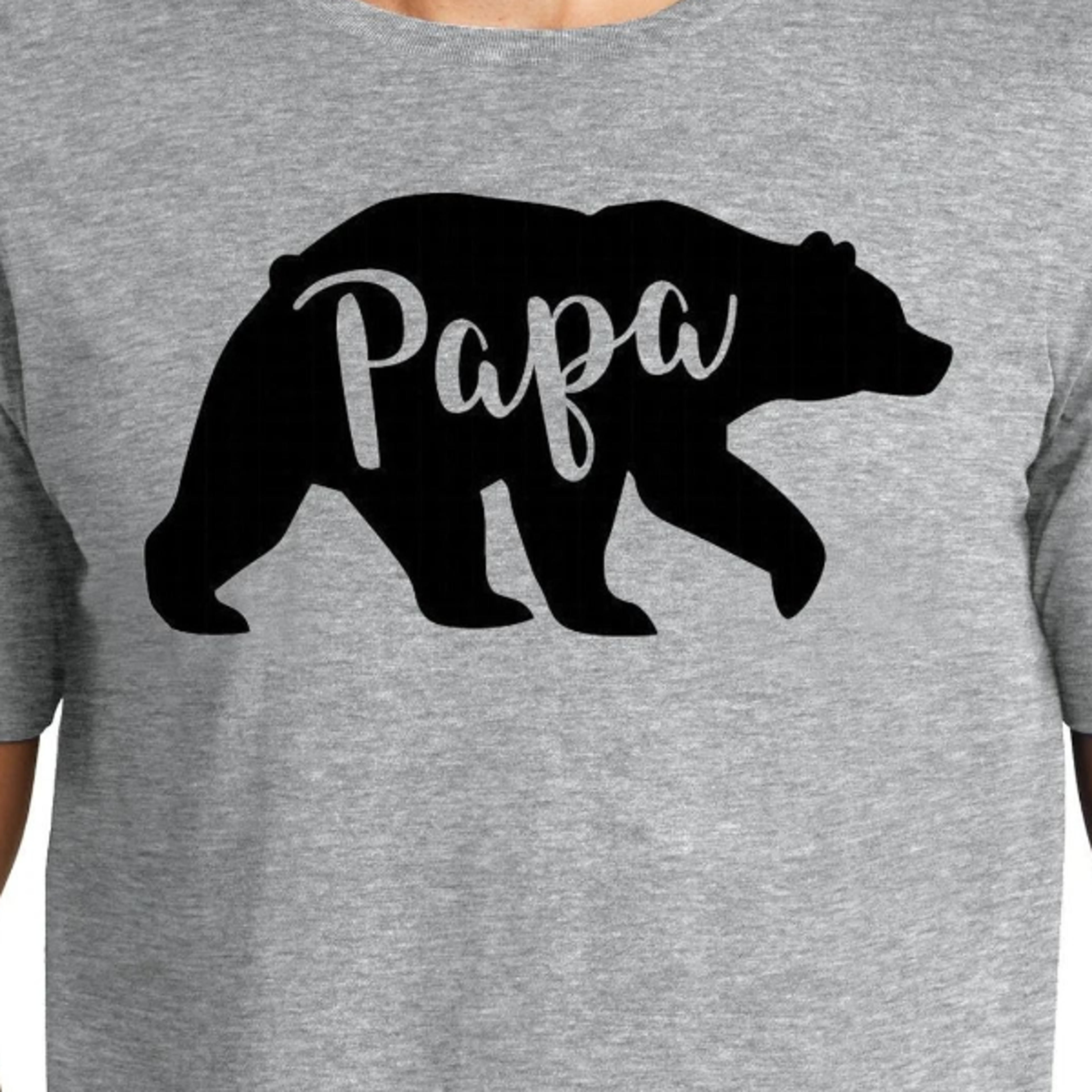big guys rule big and tall king size funny papa bear father's day t-shirt