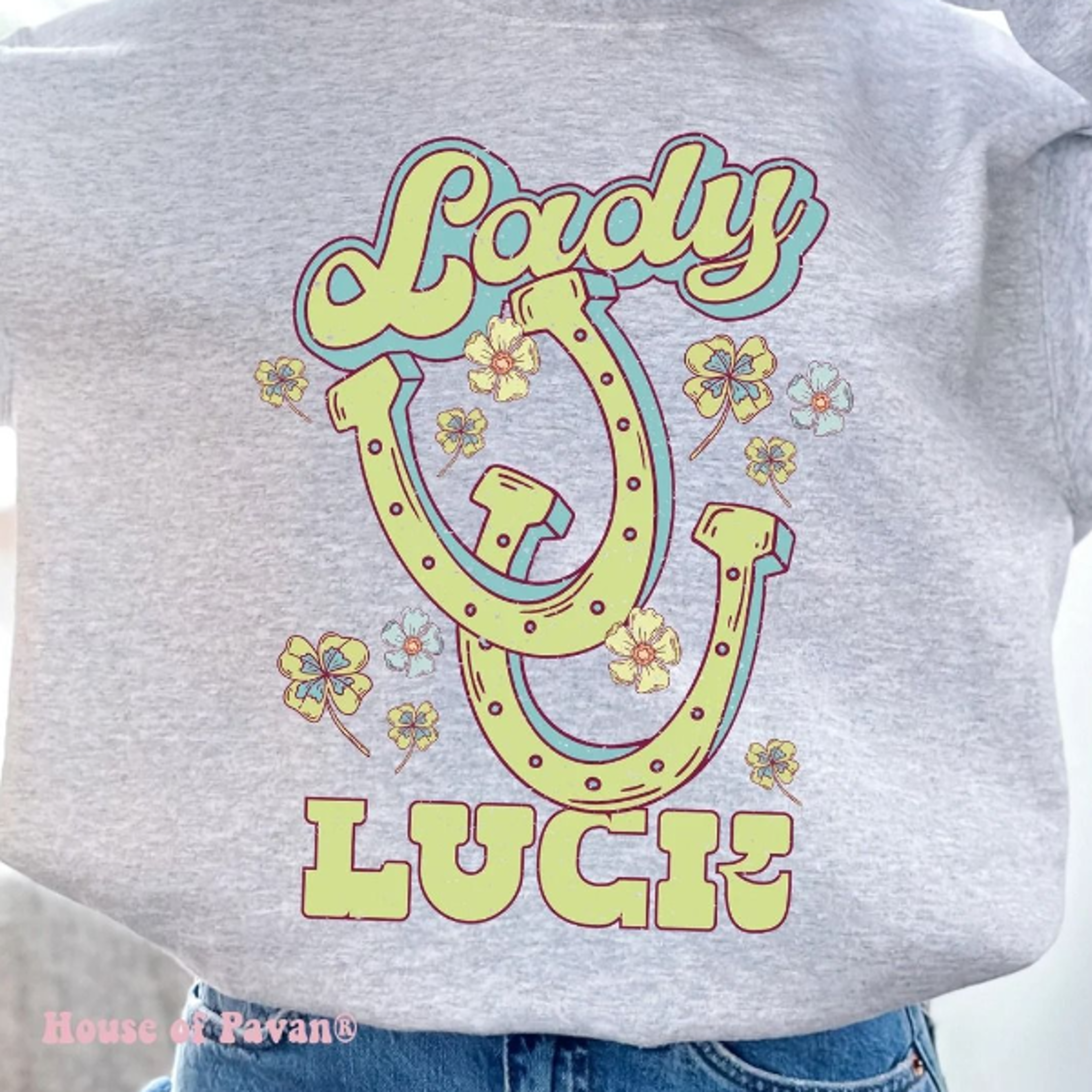 lady luck shamrock, st. patrick's day shirt, cute lucky tshirt, st patrick's day tee, st patty's day, retro st patricks,