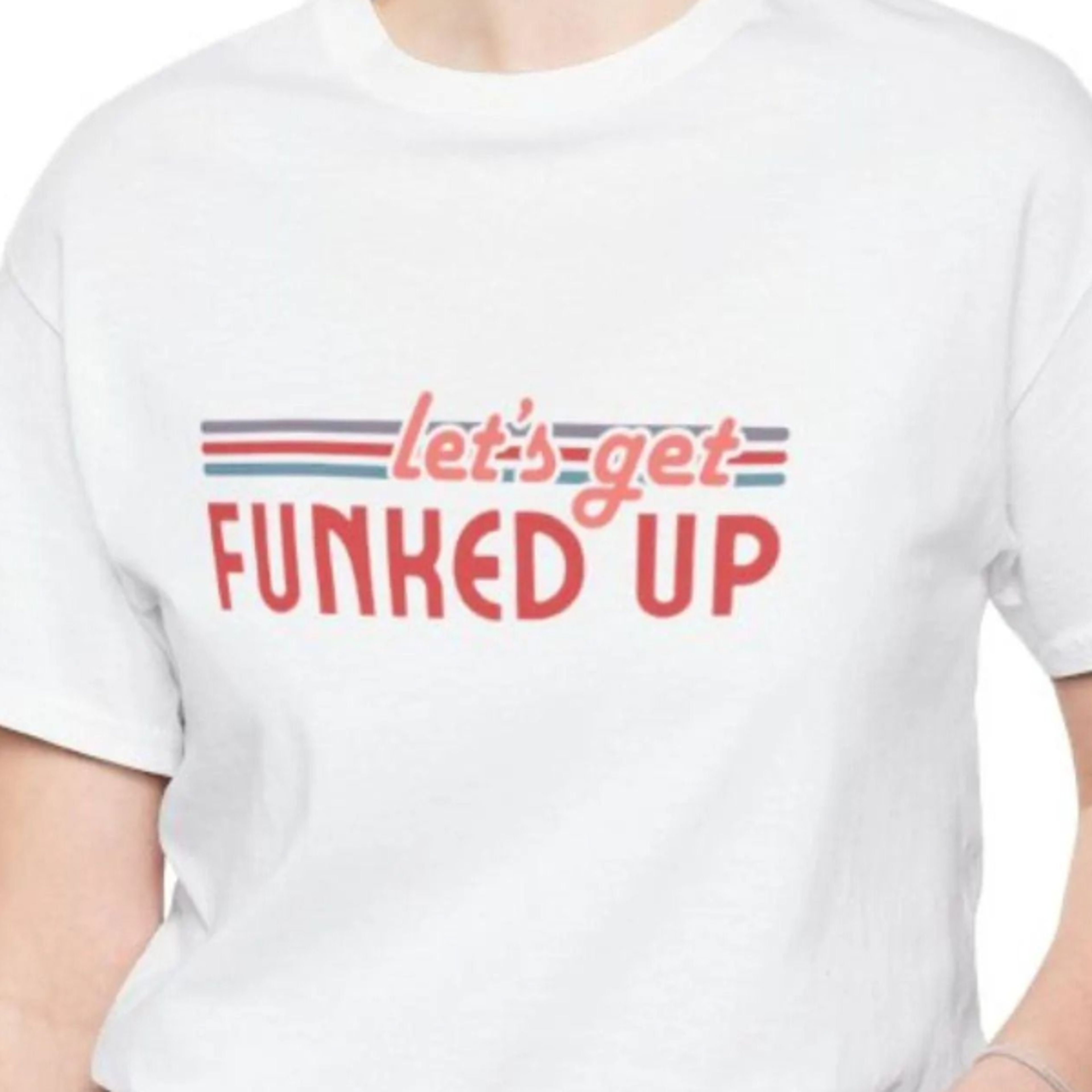 let's get funked up shirt, 70s party shirt, 70s clothing, 70s fashion, disco party tee, women's disco tee, retro tshirt,