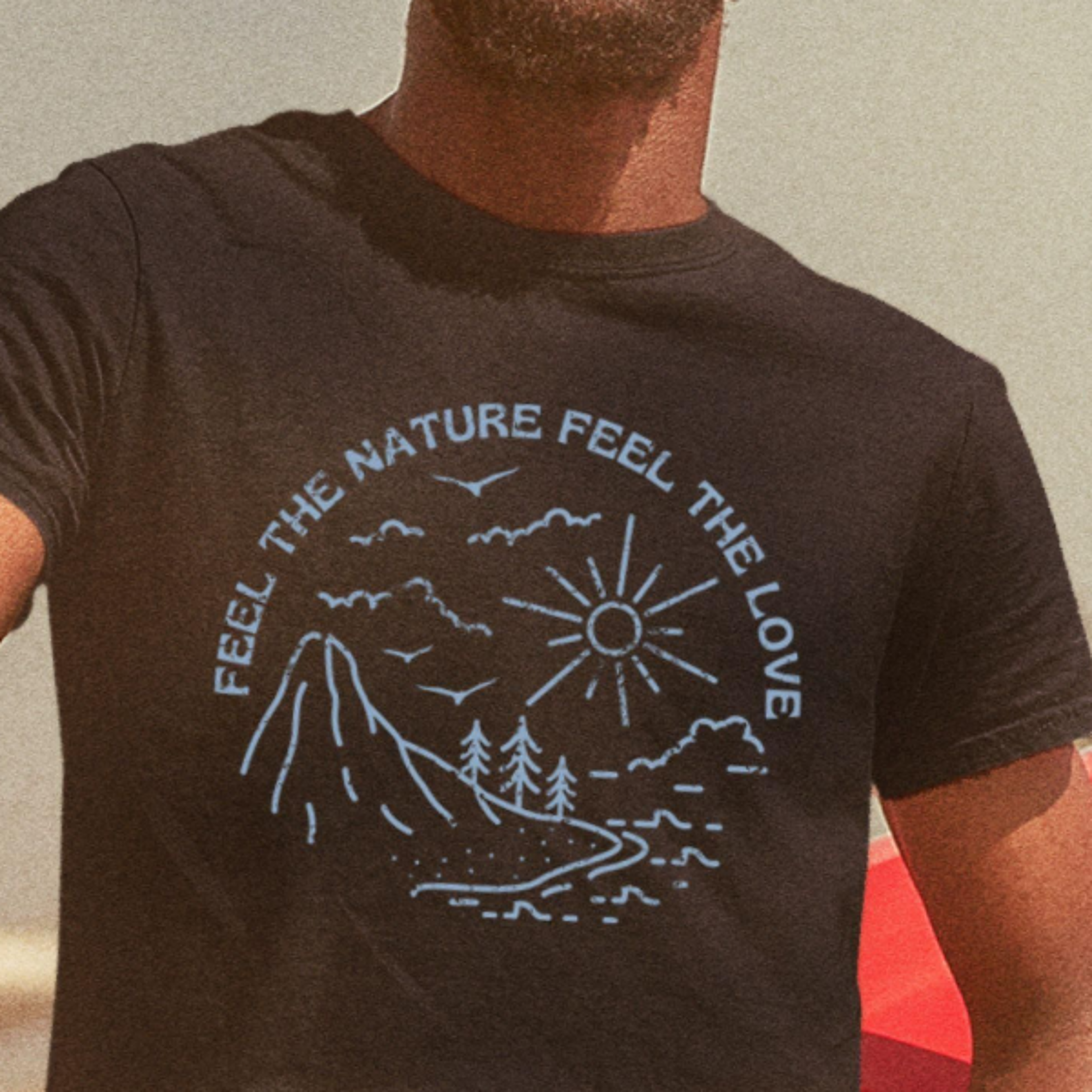 feel the nature shirt, adventure shirt, nature lover shirt camping shirt, travel shirt, trip shirt, hiking shirt, mount