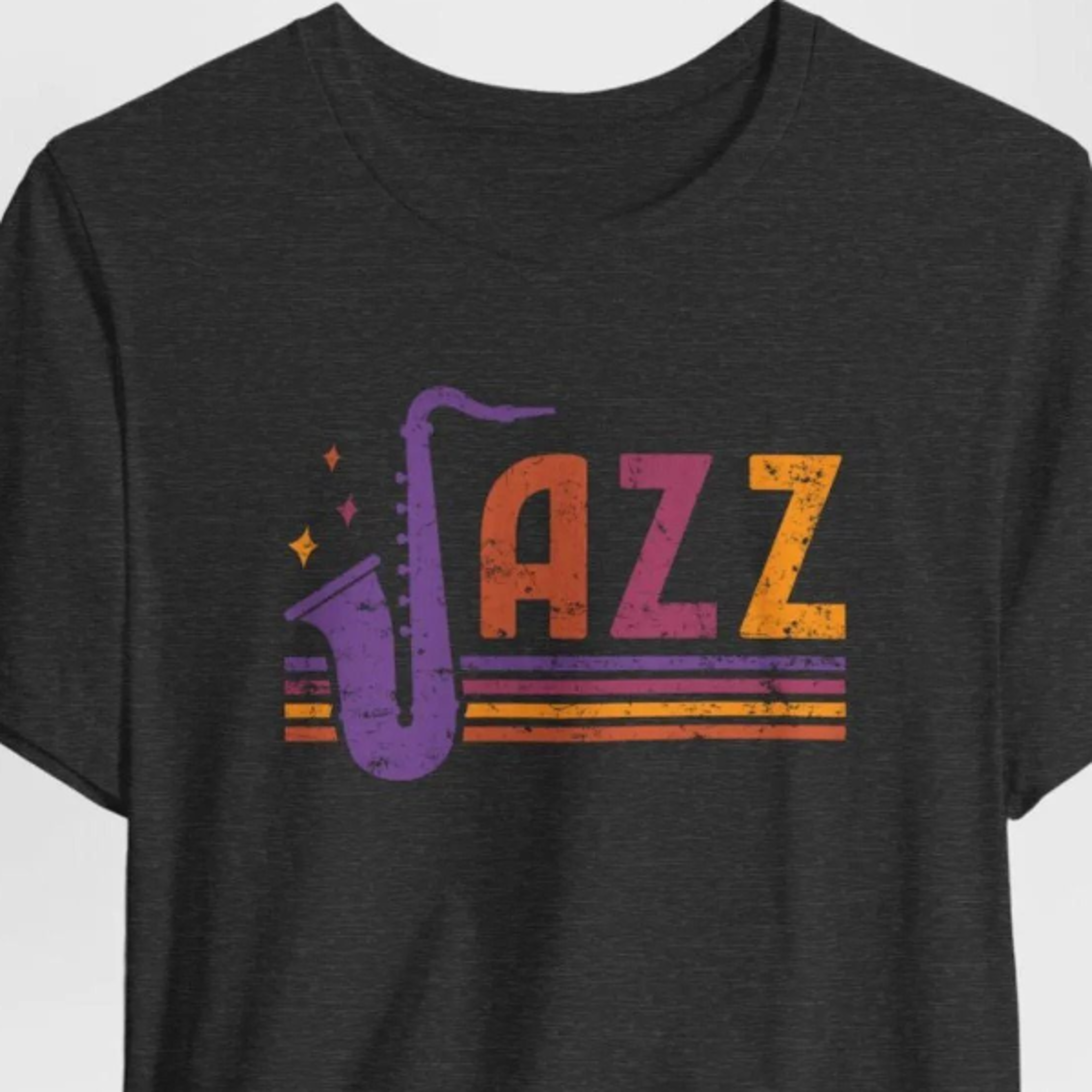 jazz t-shirt, retro saxophone graphic tee, restressed style shirt, jazz lovers gift, jazz festival shirt, saxophone love