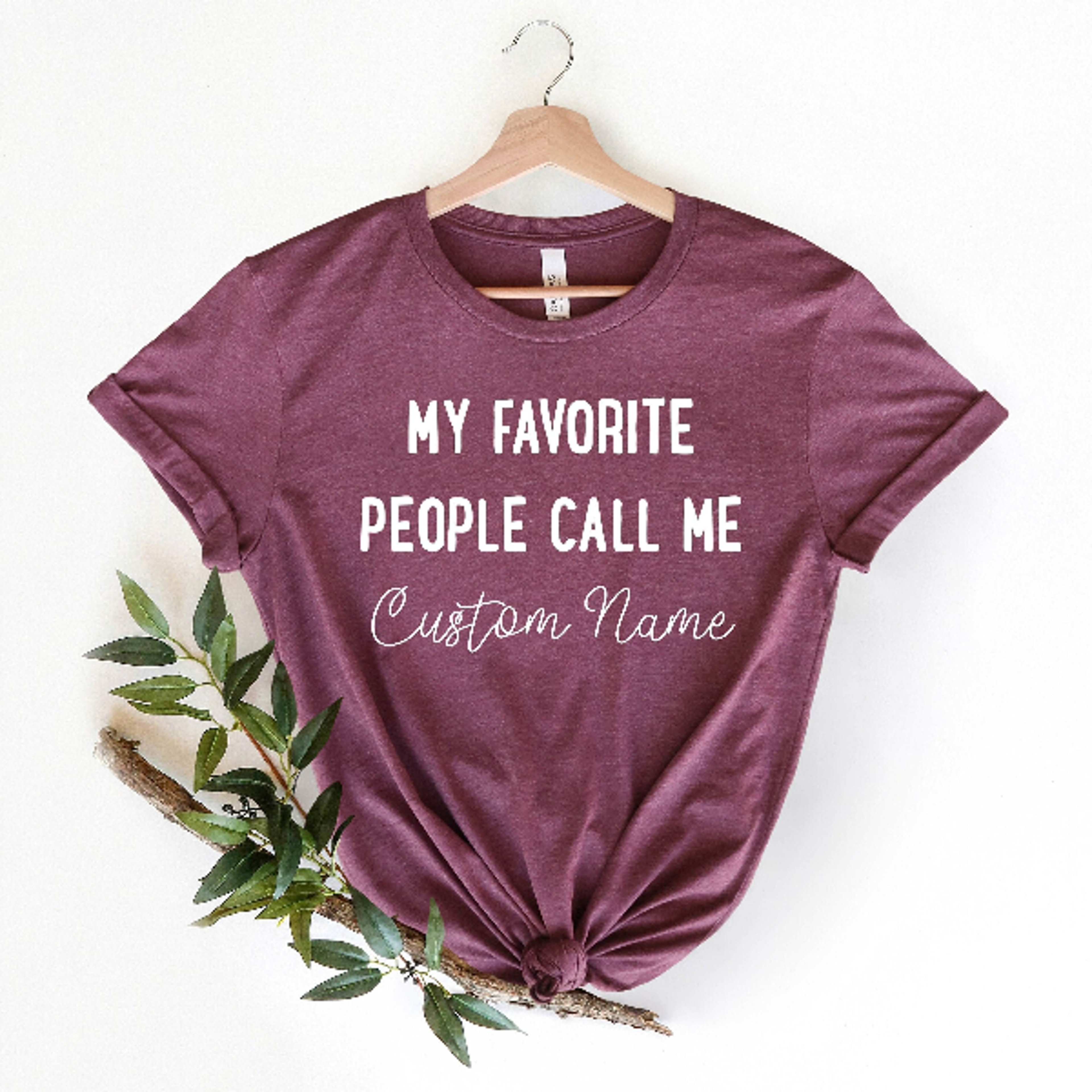 my favorite people call me personalized teacher shirt custom name graphic tee christmas gift for teacher