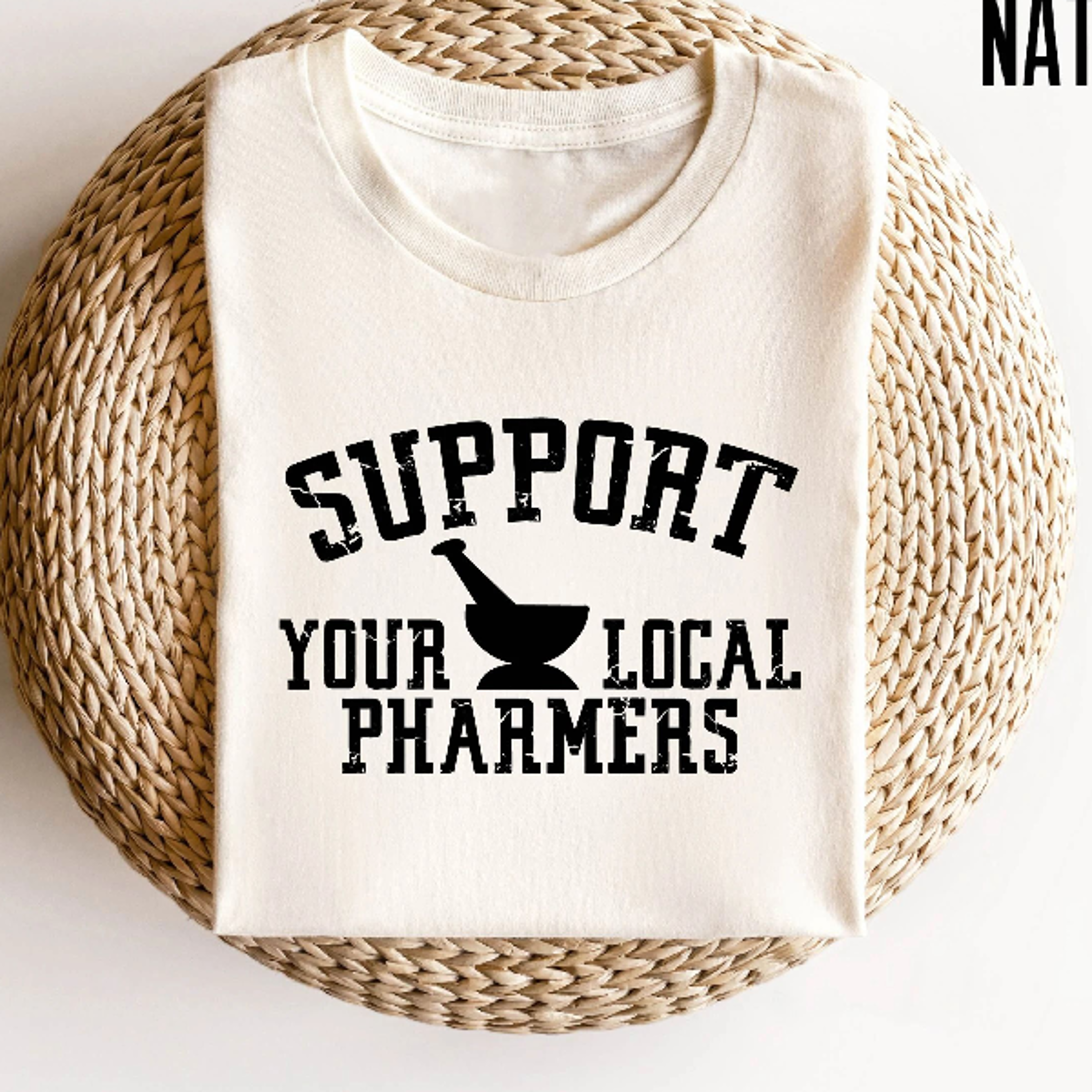 support your local pharmers t-shirt funny pharmacy technician graphic tee healthcare worker appreciation gift
