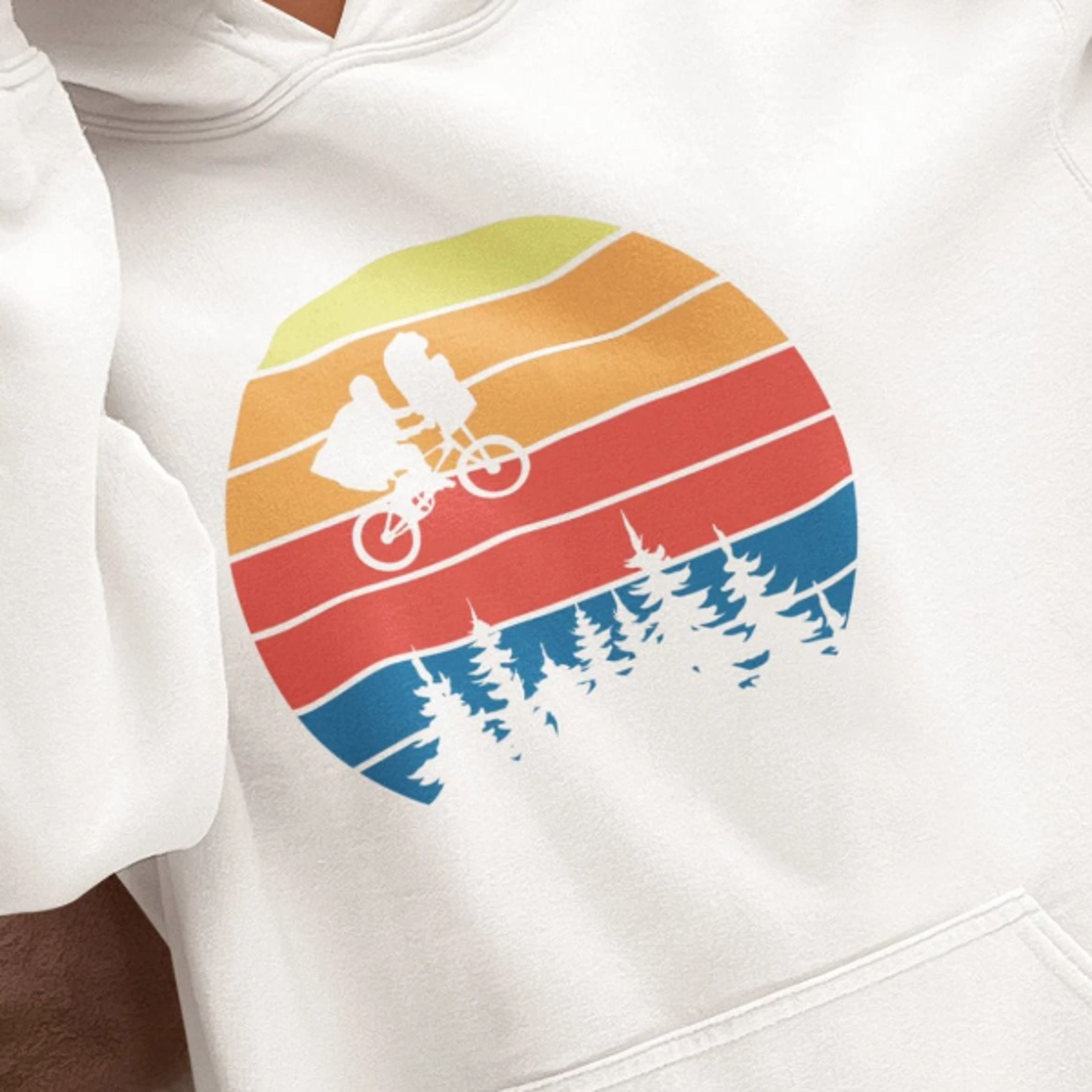 retro e.t adult pullover hoodie, the extra terrestrial sweatshirt, sweater, 1980s movies, retro film