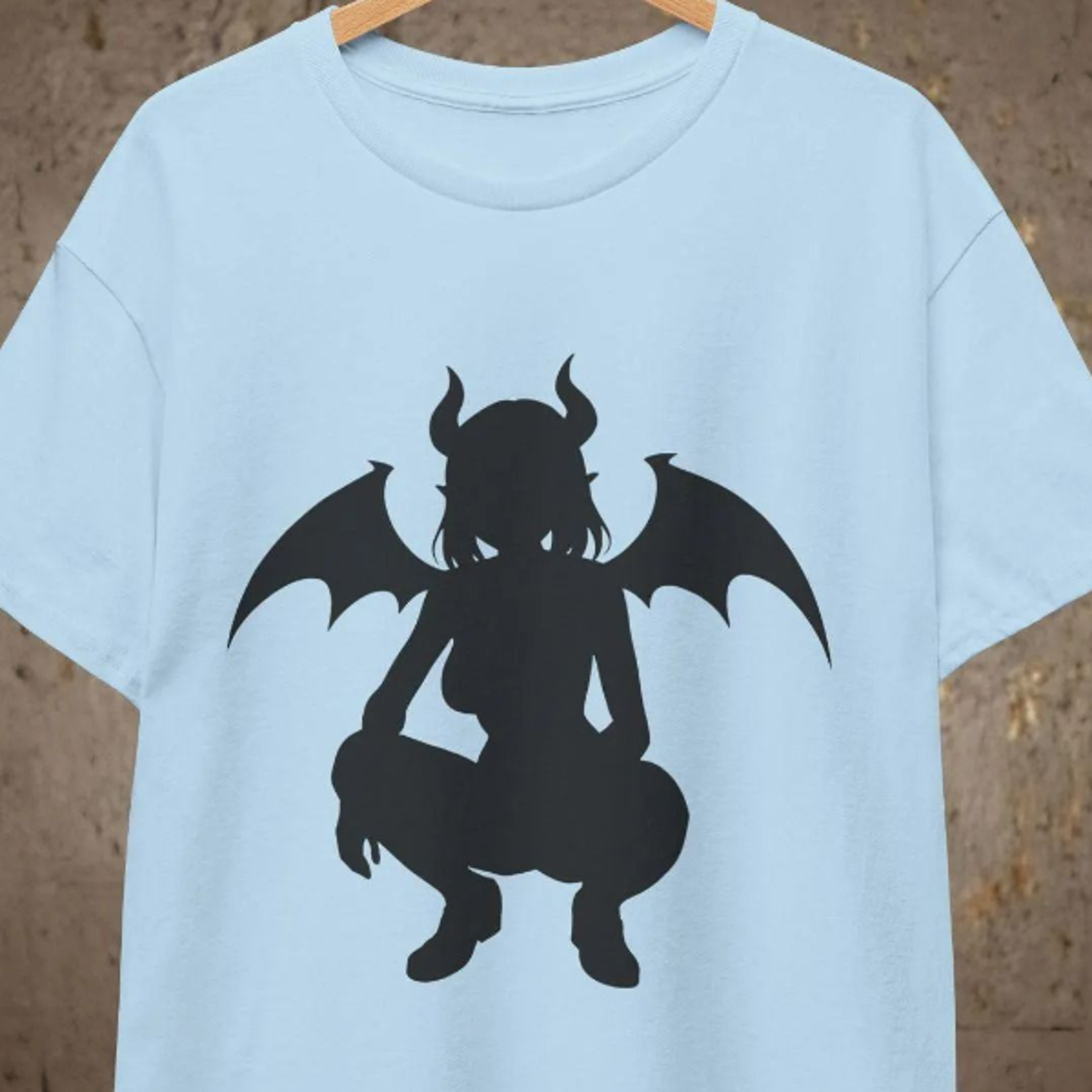 succubus silhouette t-shirt