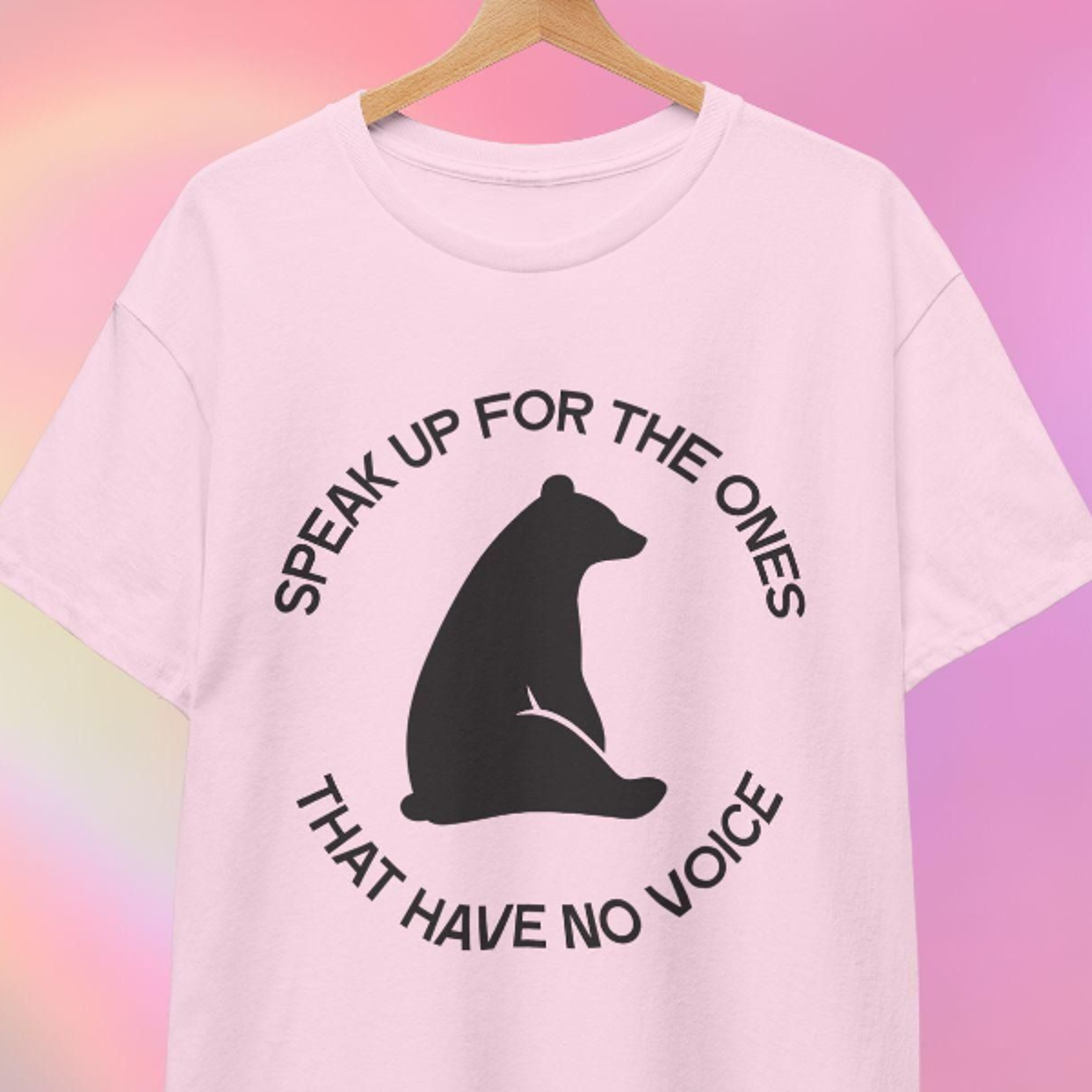 black bear preservation t-shirt | unisex cotton t-shirt