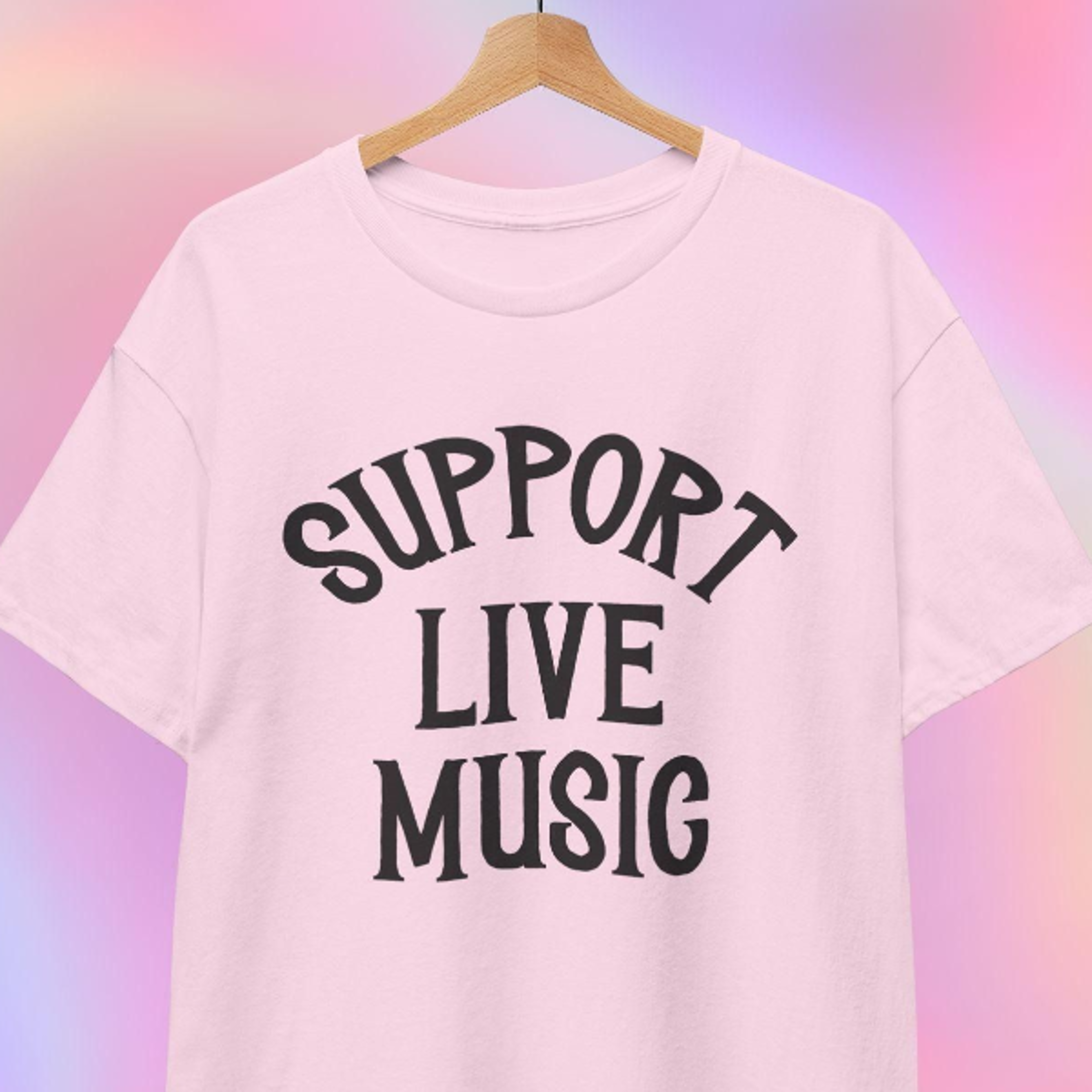 support live music t-shirt | cotton t-shirt