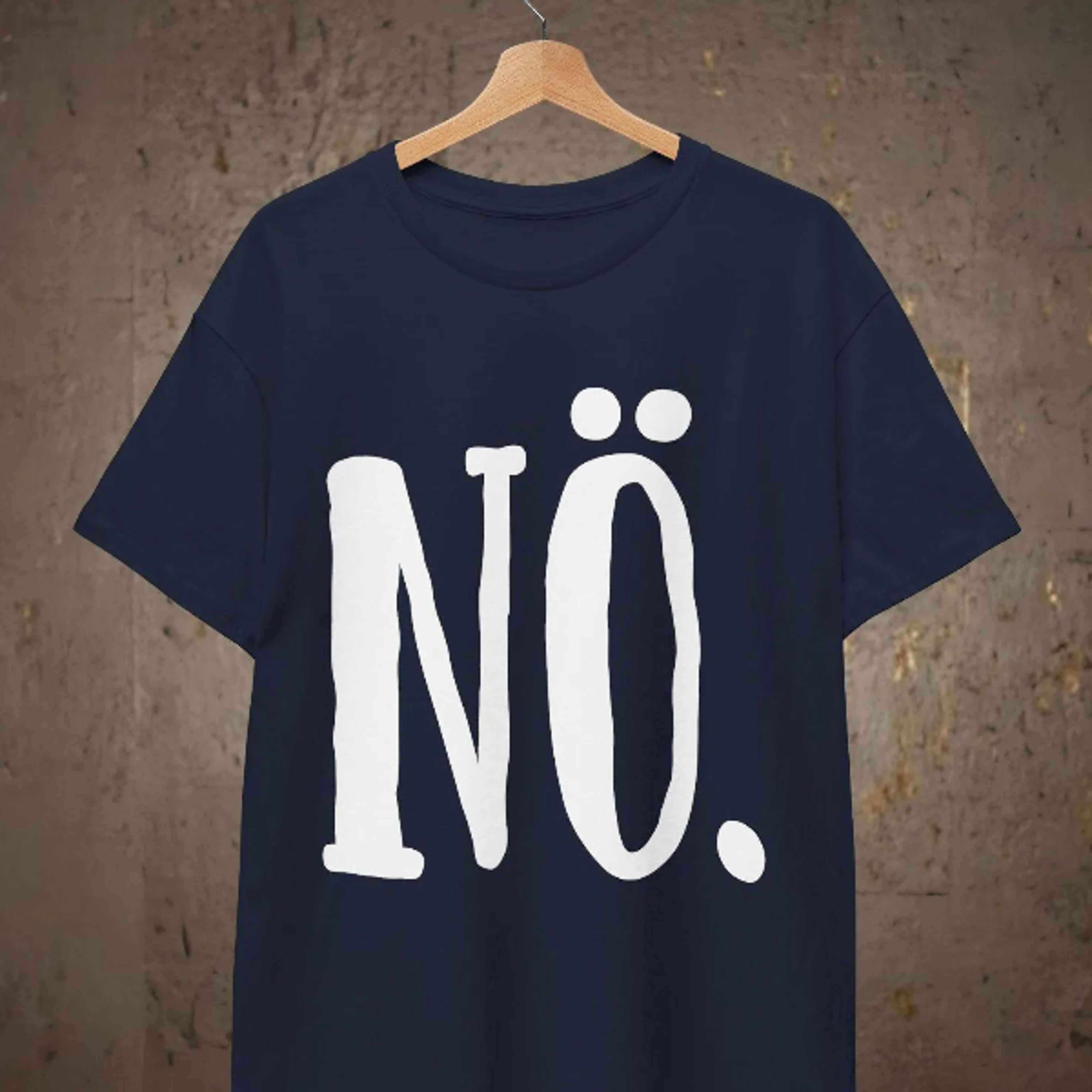 no t-shirt | nope, german word tee