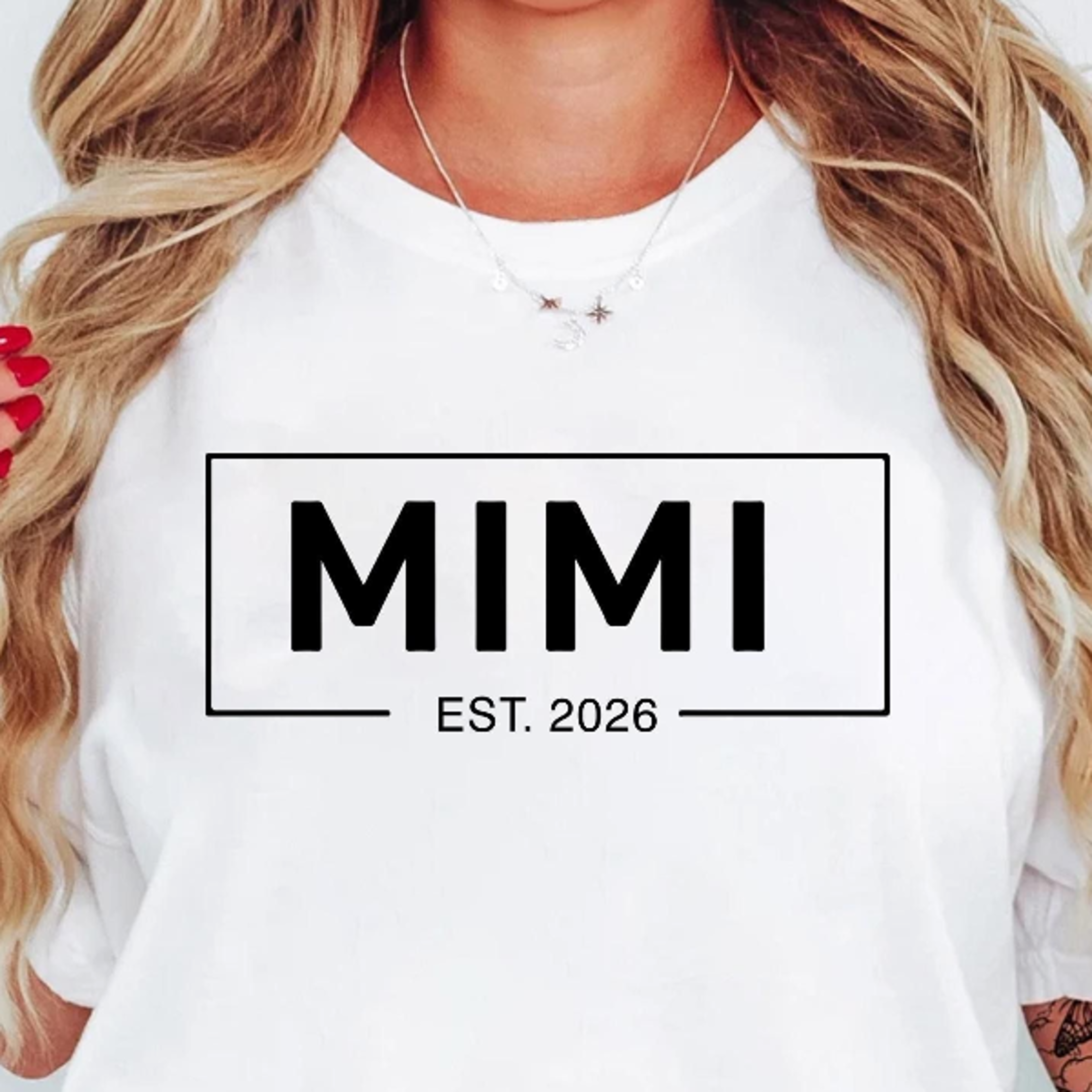 promoted to mimi 2026 shirt, grandma to be announcement tee, personalised baby reveal top, mothers day gift for mimi, fi