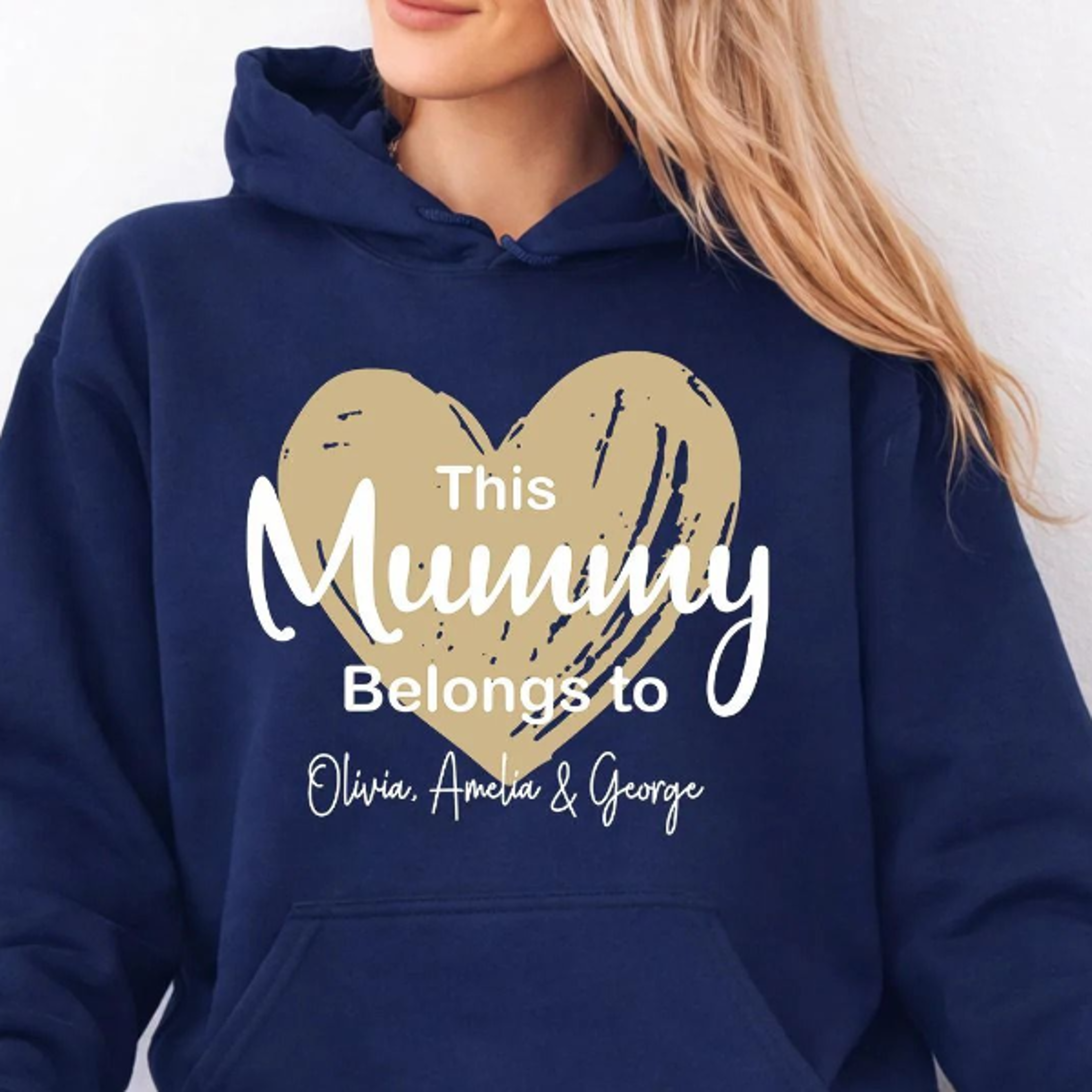 mummy hoodie with names, custom mama hoodie, this mummy belongs top, new mum gift, birthday present fo