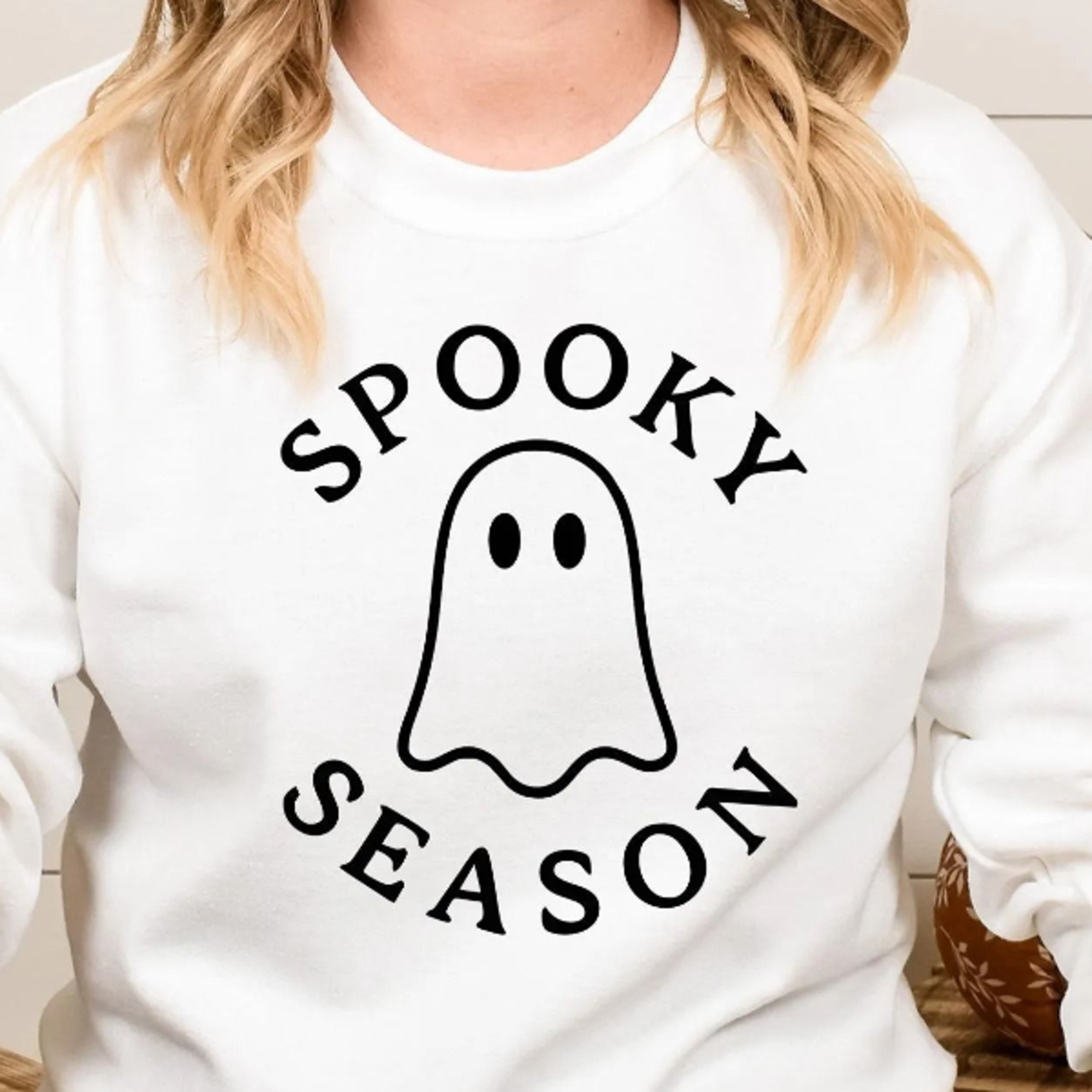 spooky season halloween sweatshirt, cute fall jumper for women, autumn crewneck, cozy halloween pullover, witchy fall to