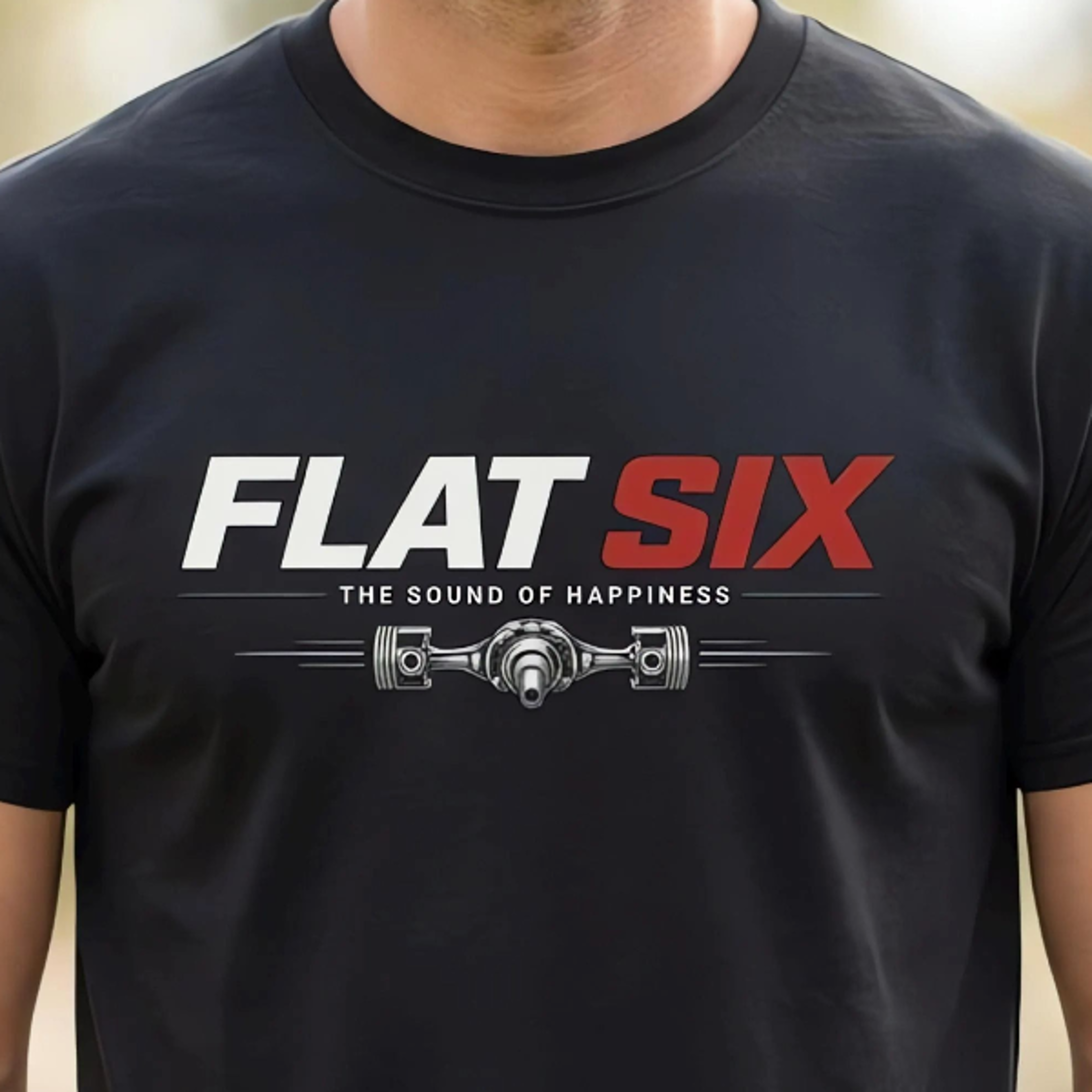 flat six t-shirt | german sports car tee