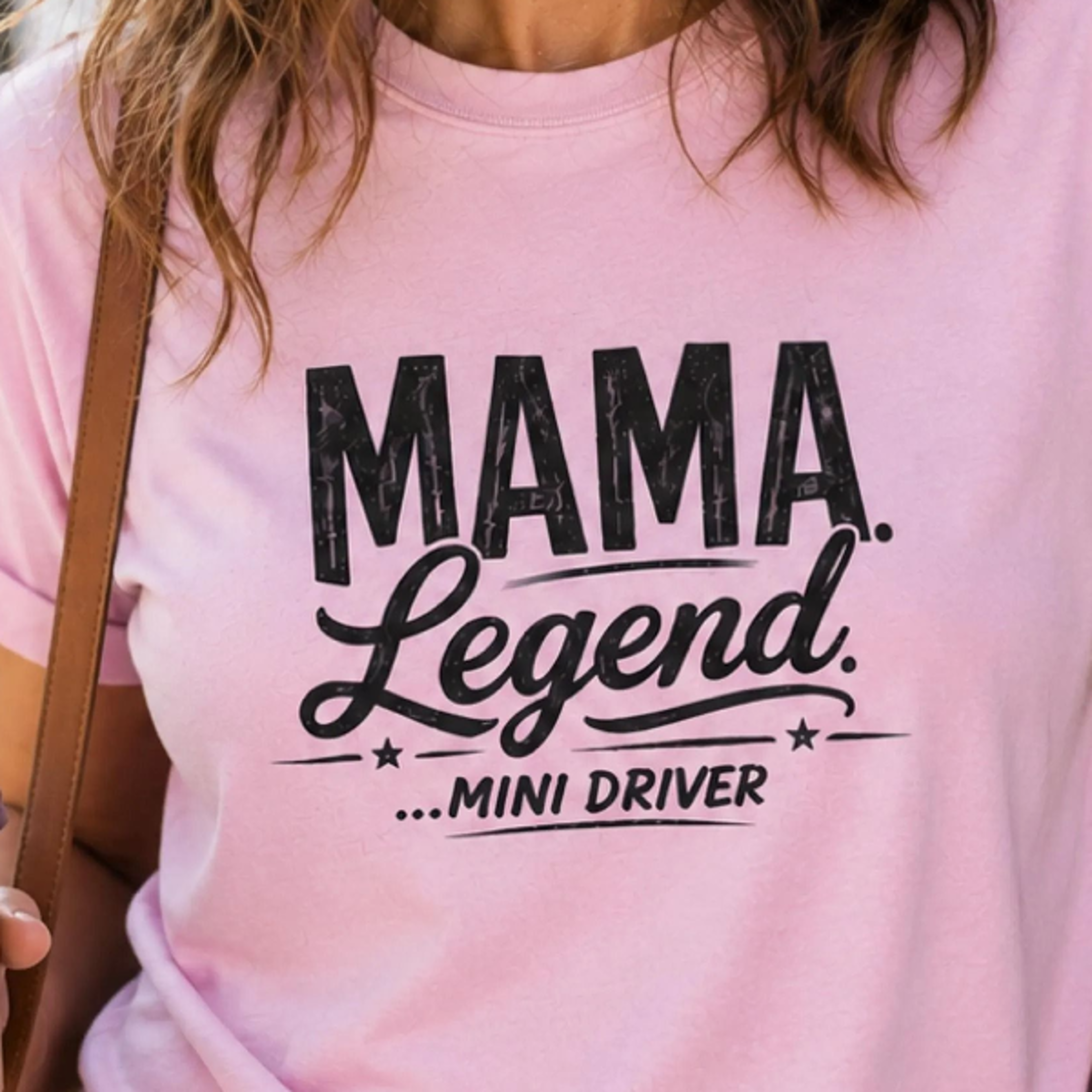mama legend mini driver shirt, fun gift for car loving moms