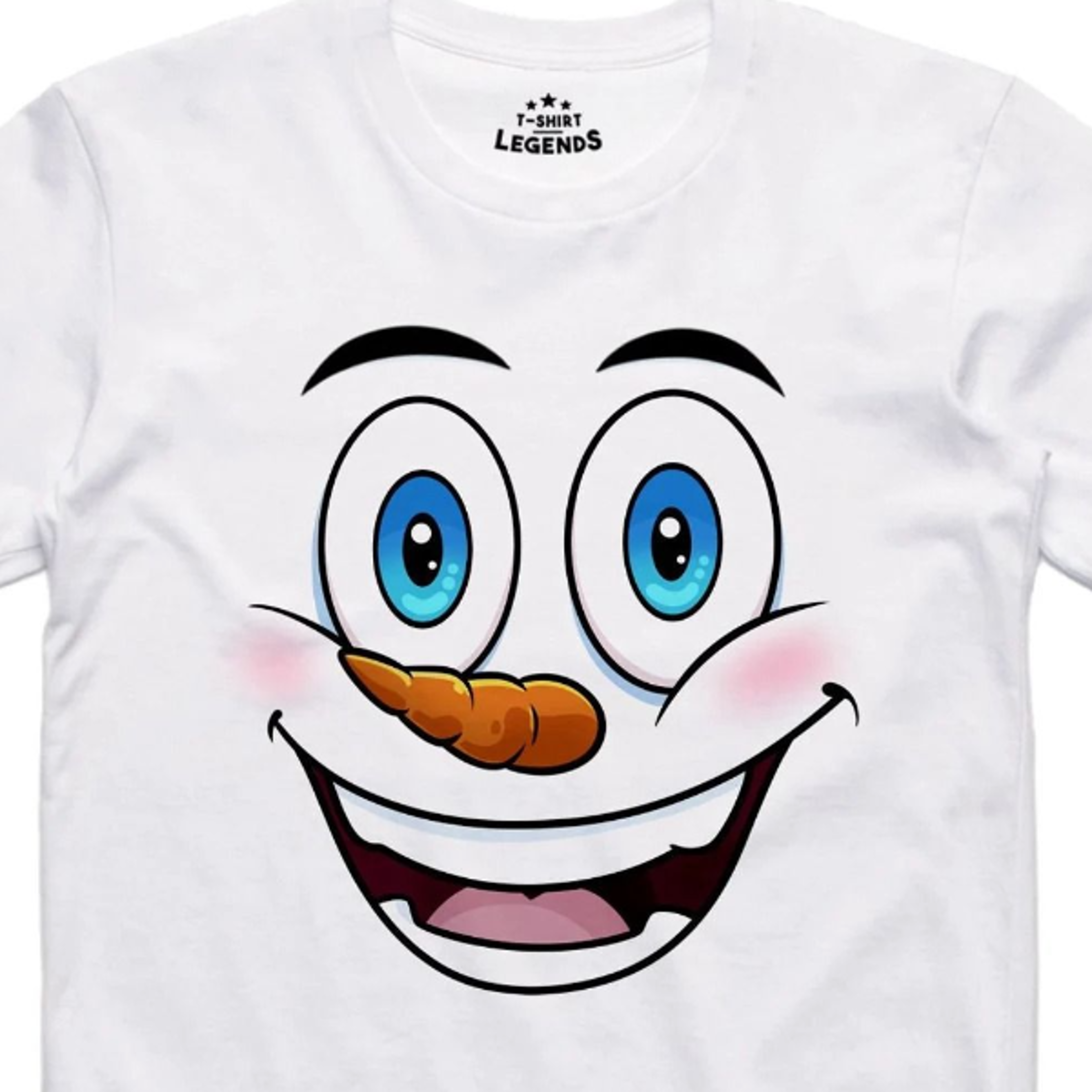 christmas snowman men t shirt happy festive regular fit cotton tee