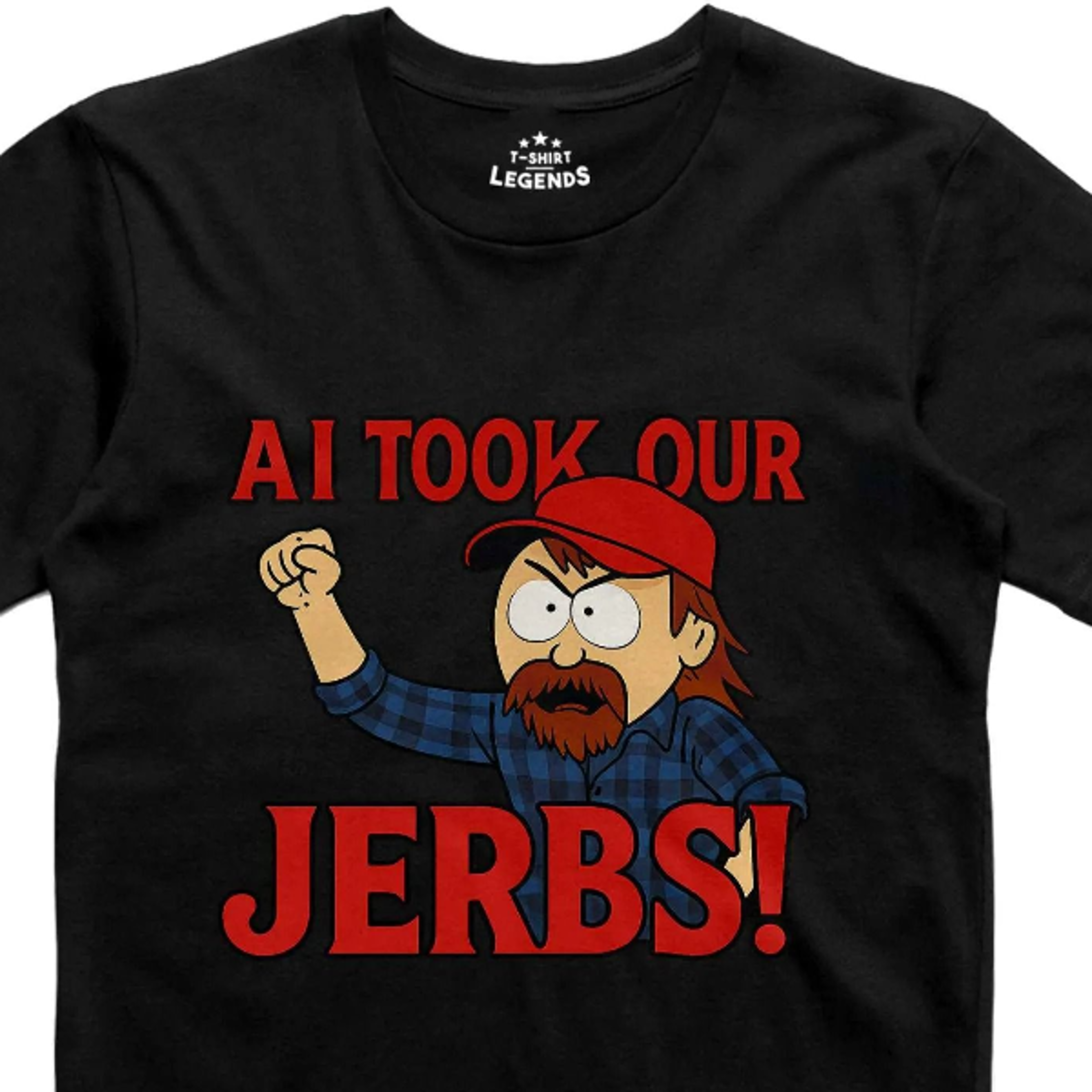 funny t shirt slogan they took our jerbs christmas gift regular fit cotton tee